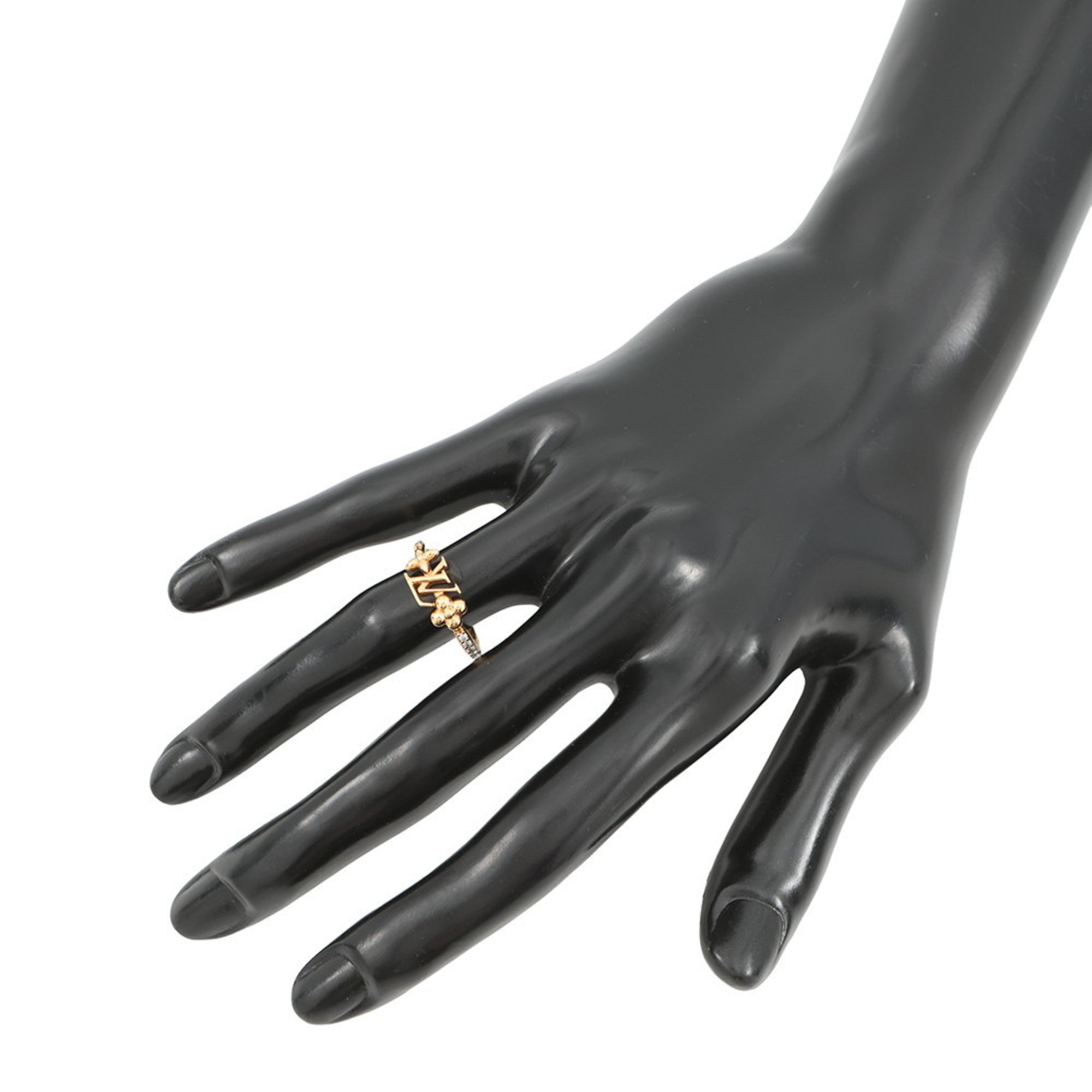 Louis Vuitton Gold Gold Plating Band Ring
