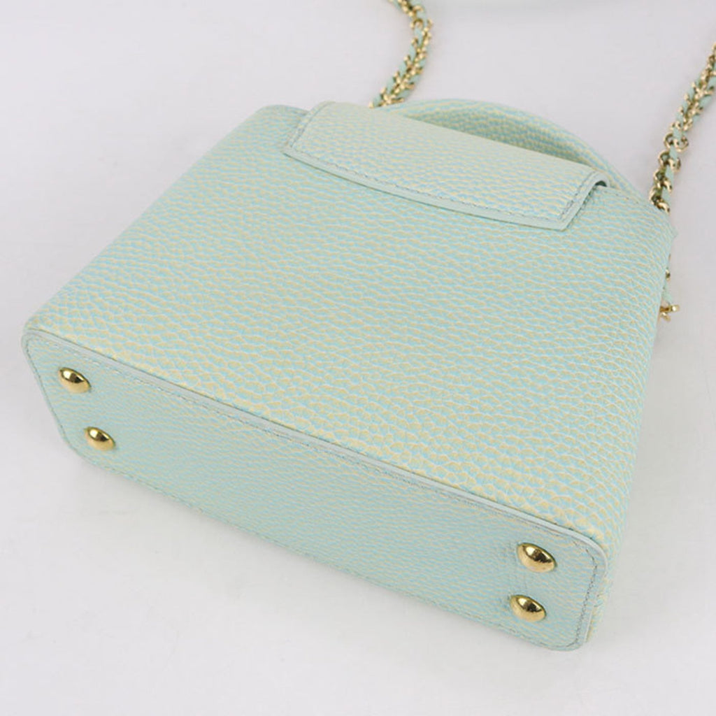 Louis Vuitton Green Leather Handbag