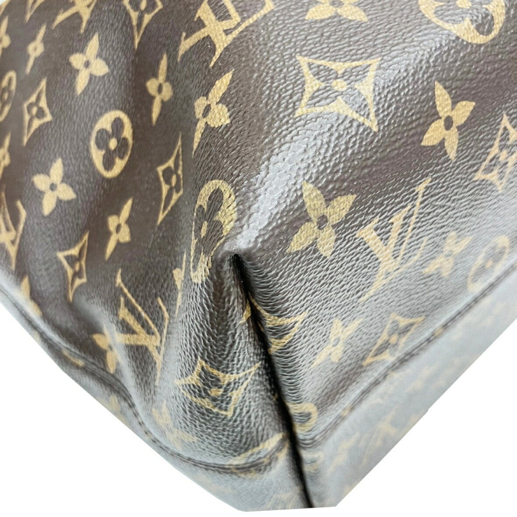 Louis Vuitton Brown Monogram Handbag Tote Bag