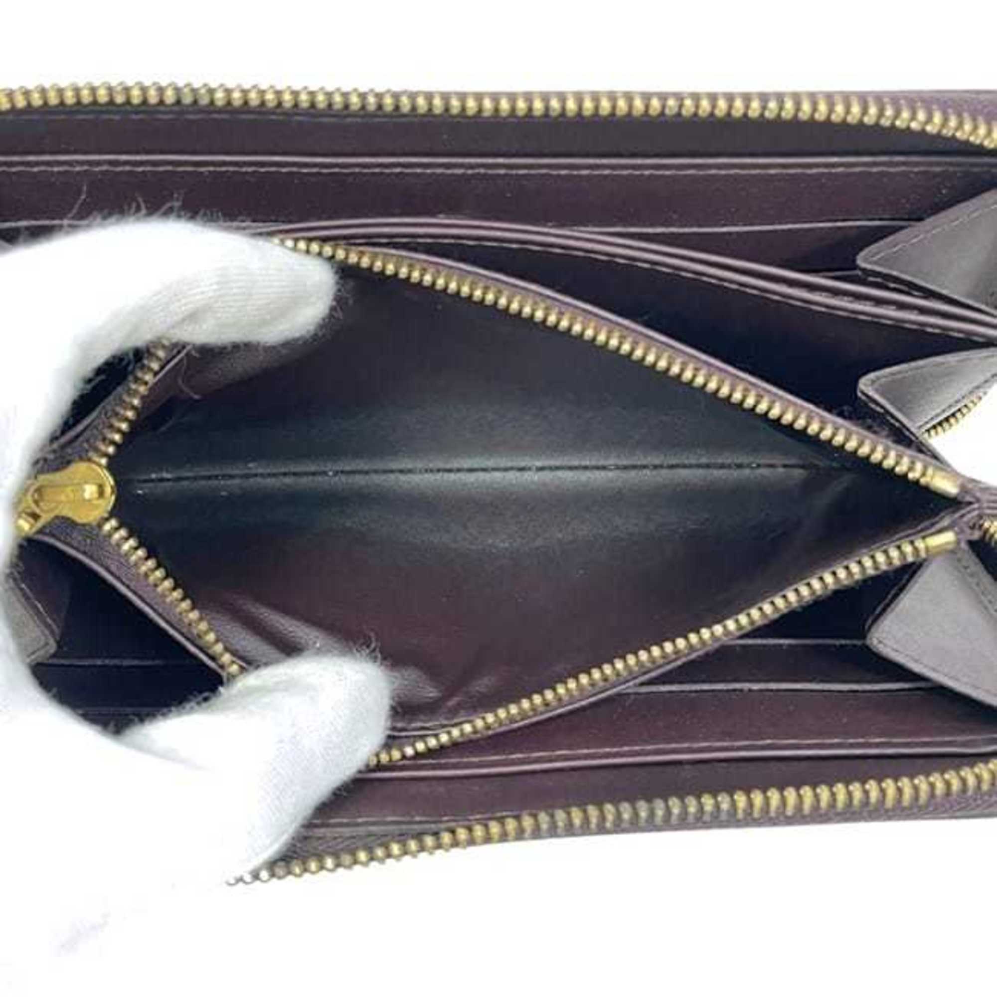 Louis Vuitton Amarante Wine Monogram Vernis Long Wallet