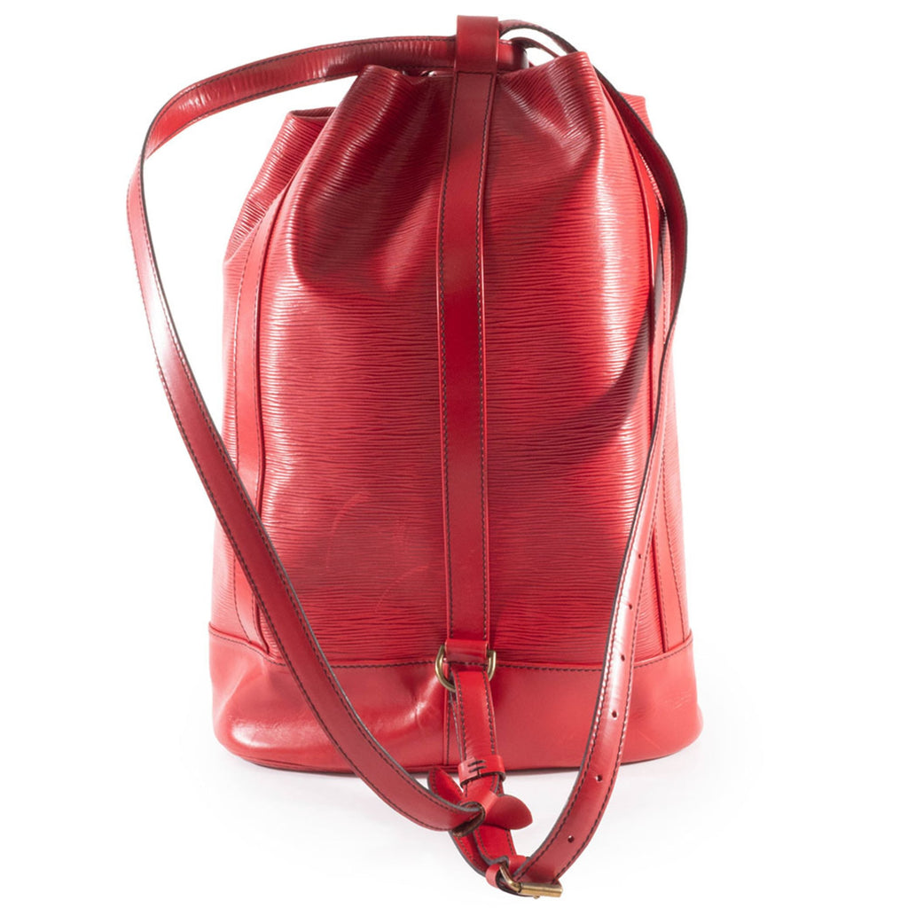 Louis Vuitton Castilian Red Epi Leather Backpack