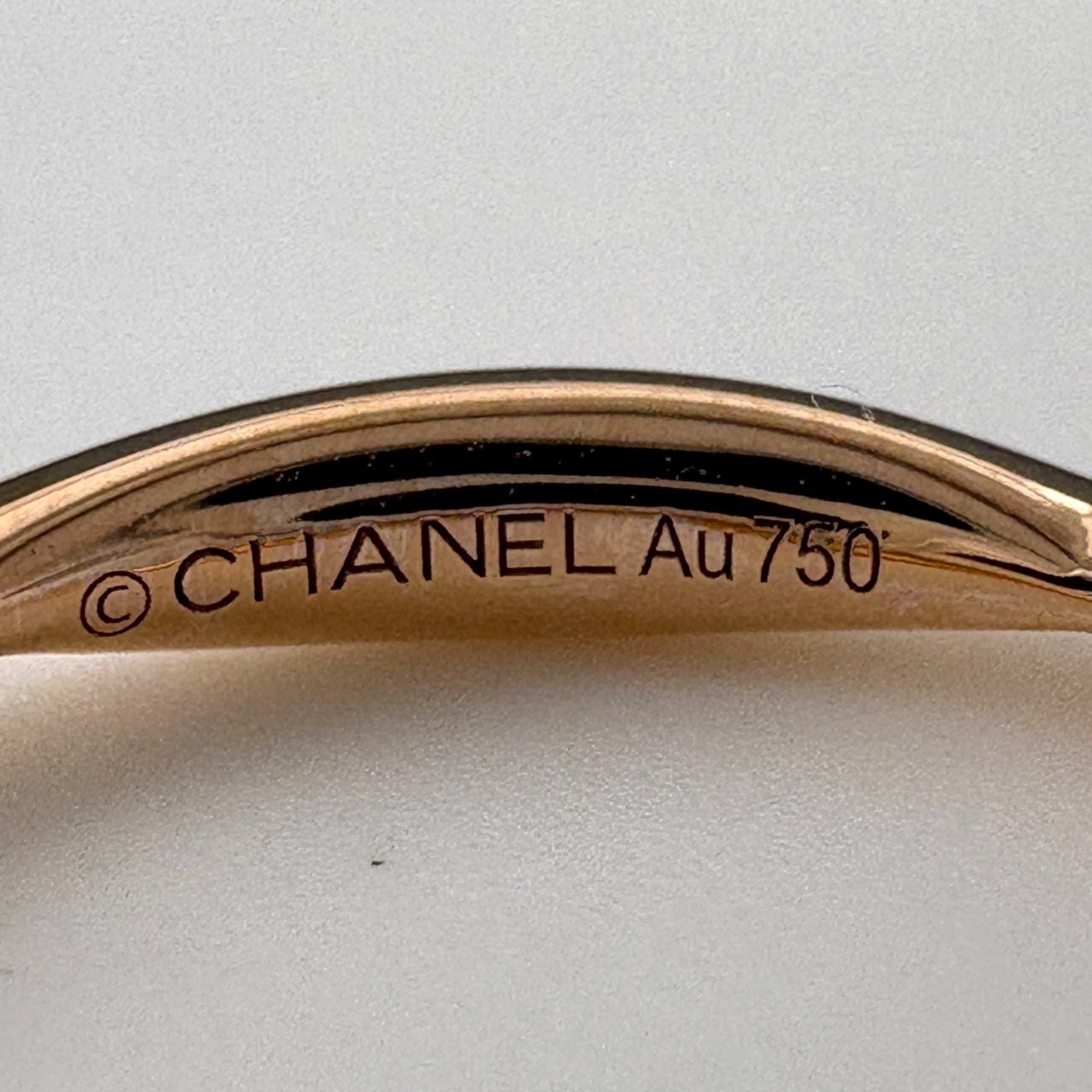 Chanel Camellia Pink Gold (18K) Band Ring