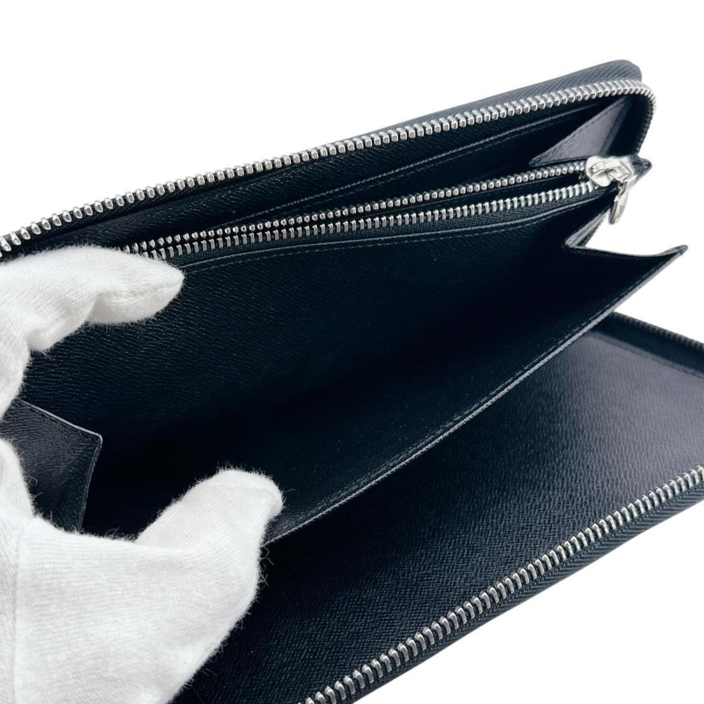 Louis Vuitton Noir Epi Leather Long Wallet