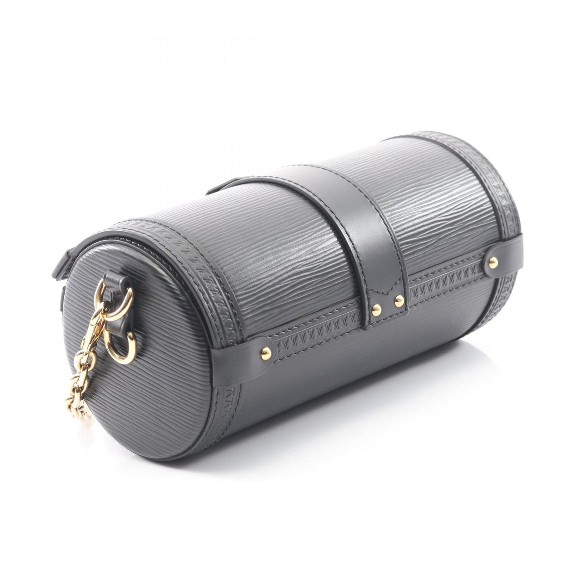Louis Vuitton Black Epi Leather Handbag Shoulder Bag