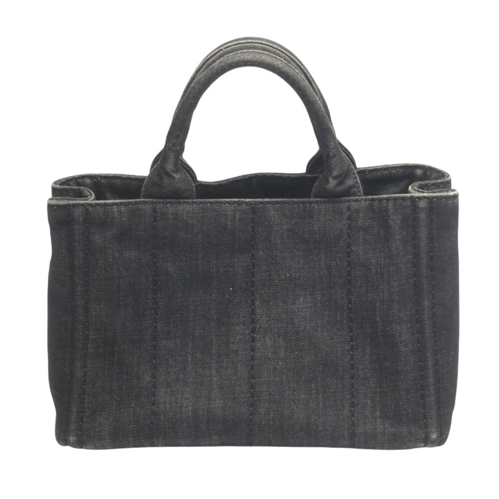 Prada Black Denim Tote Bag