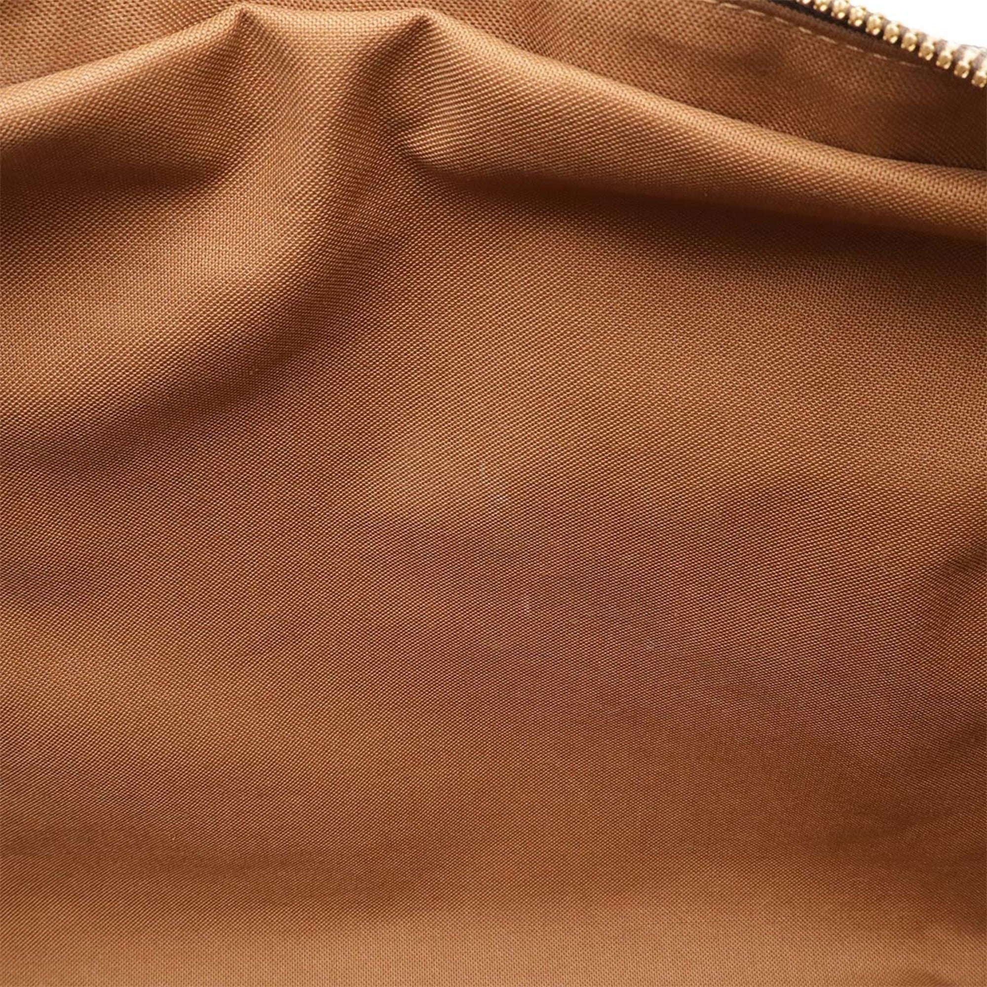 Louis Vuitton Brown Monogram Boston Bag Handbag