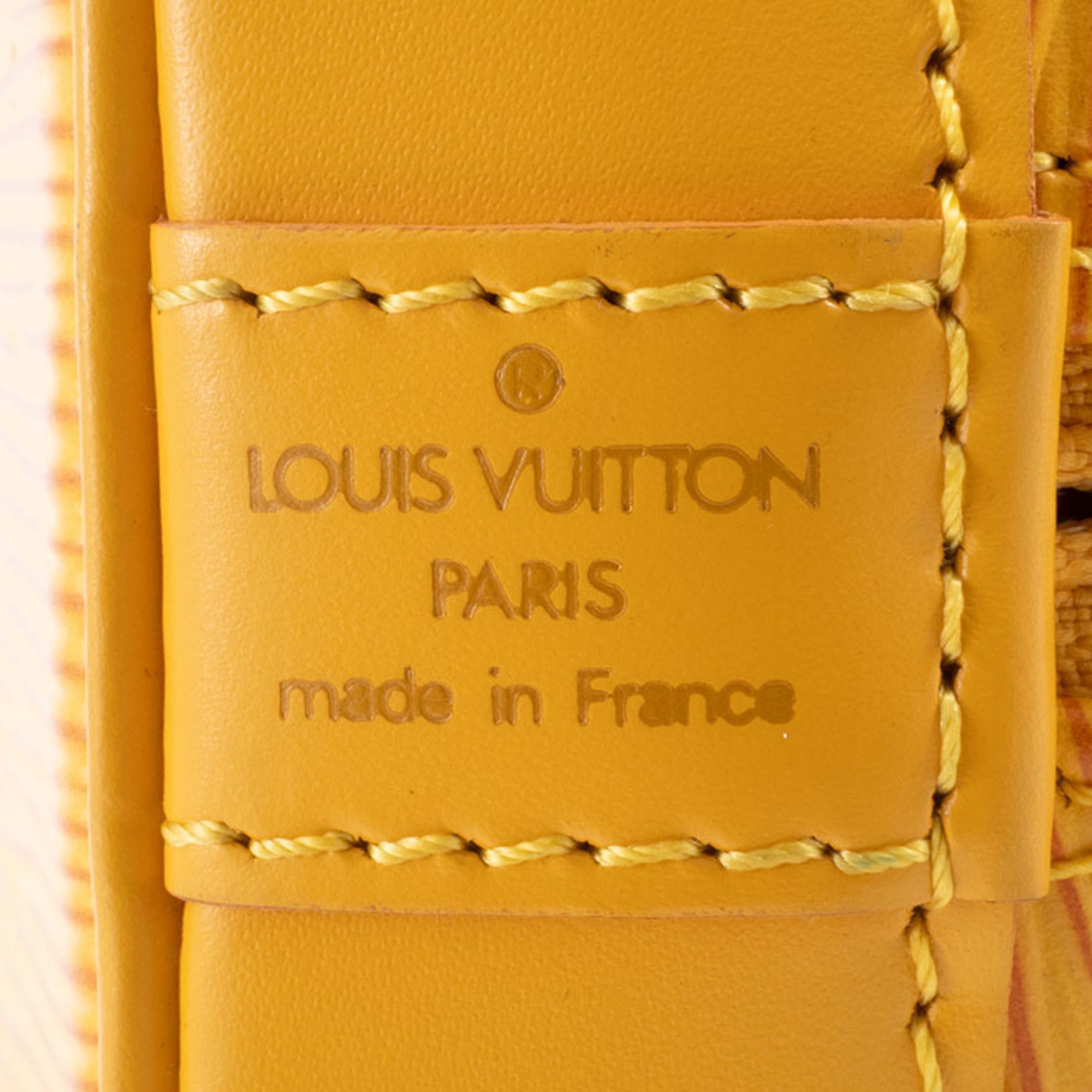 Louis Vuitton Yellow Epi Leather Handbag
