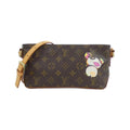 Louis Vuitton Brown Marron Monogram Panda Coated Canvas Shoulder Bag