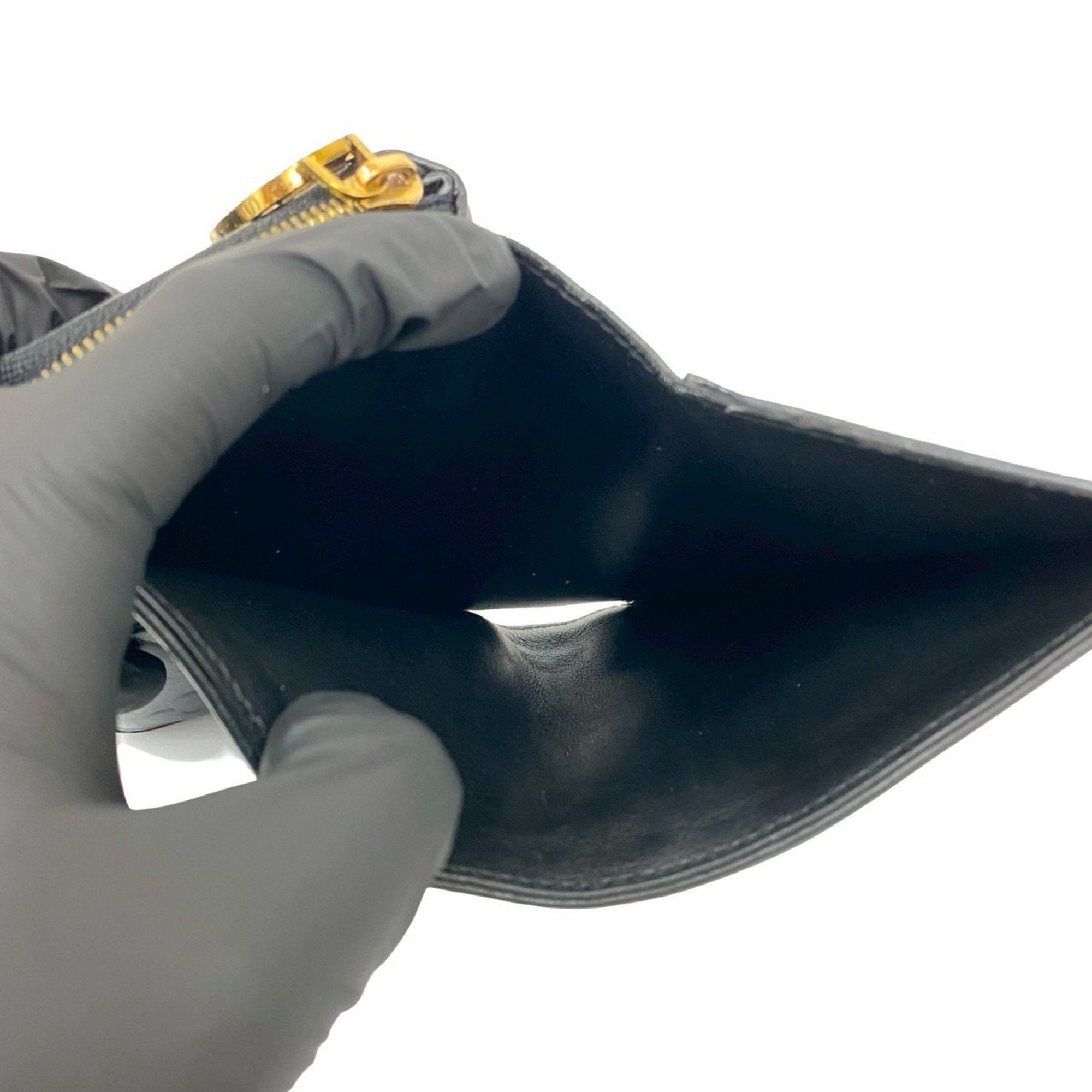 Louis Vuitton Black Leather Wallet