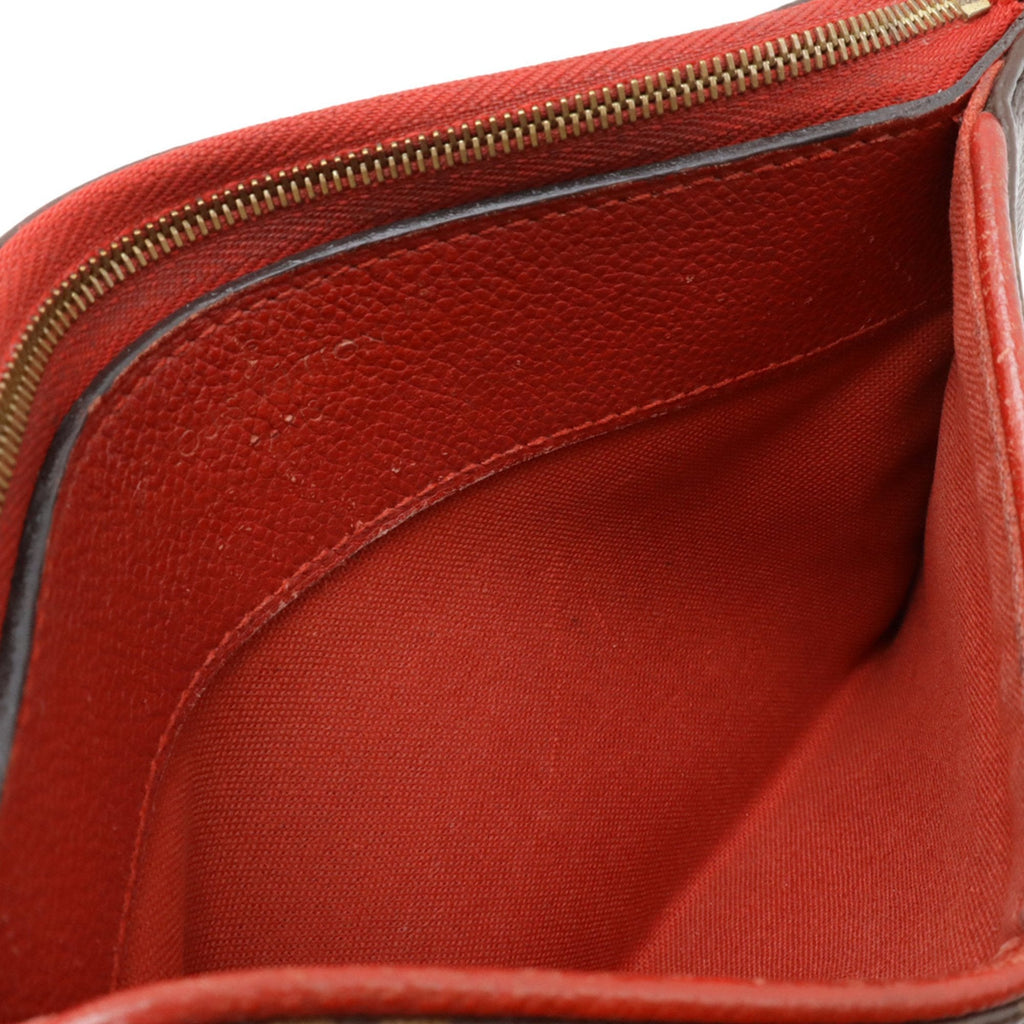 Louis Vuitton Cerise Monogram Red Color Monogram Leather Clutch Bag Shoulder Bag