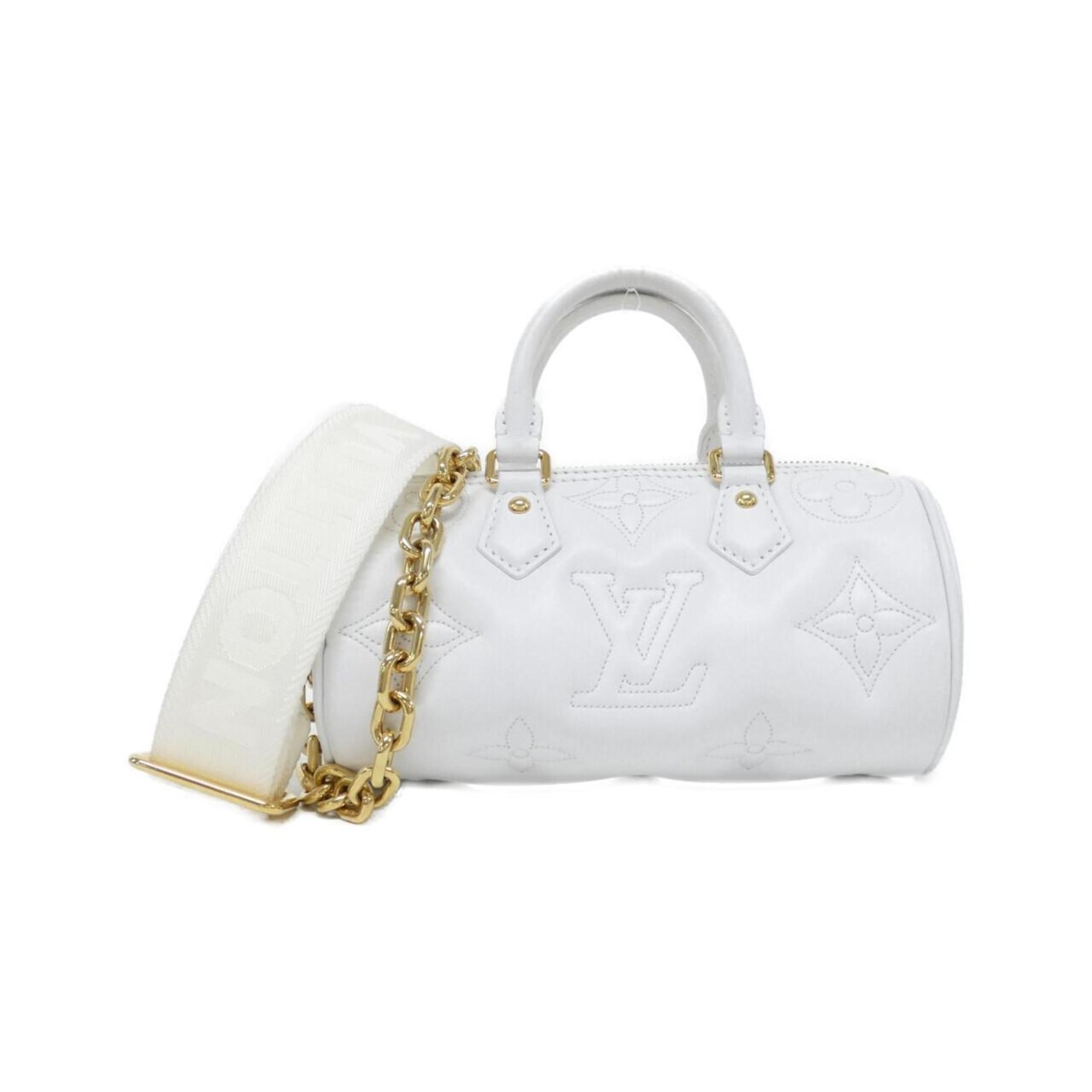 Louis Vuitton Gold Leather Shoulder Bag