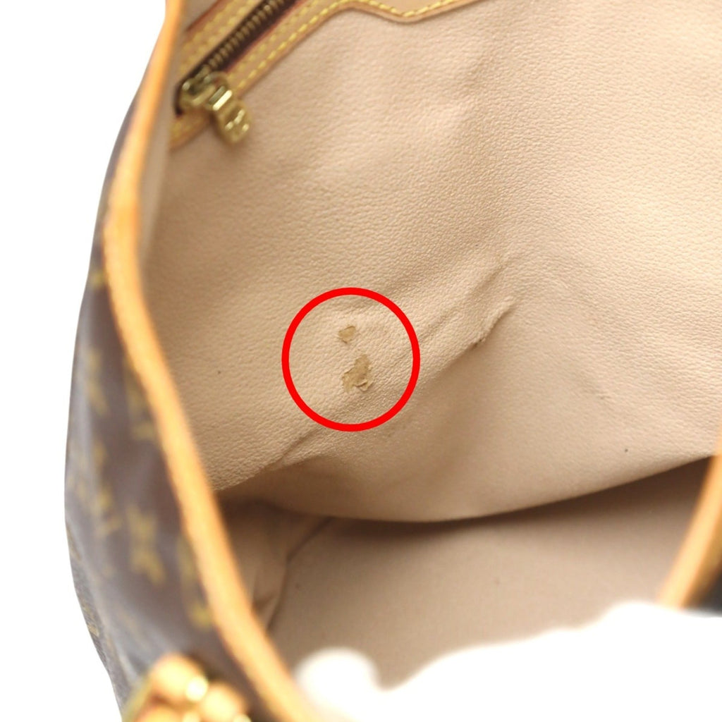 Louis Vuitton Brown Monogram Canvas Shoulder Bag Tote Bag