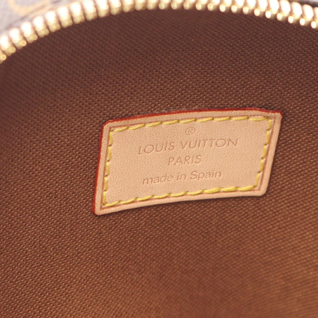 Louis Vuitton Monogram Brown Coated Canvas Leather Fanny Pack Sling Bag