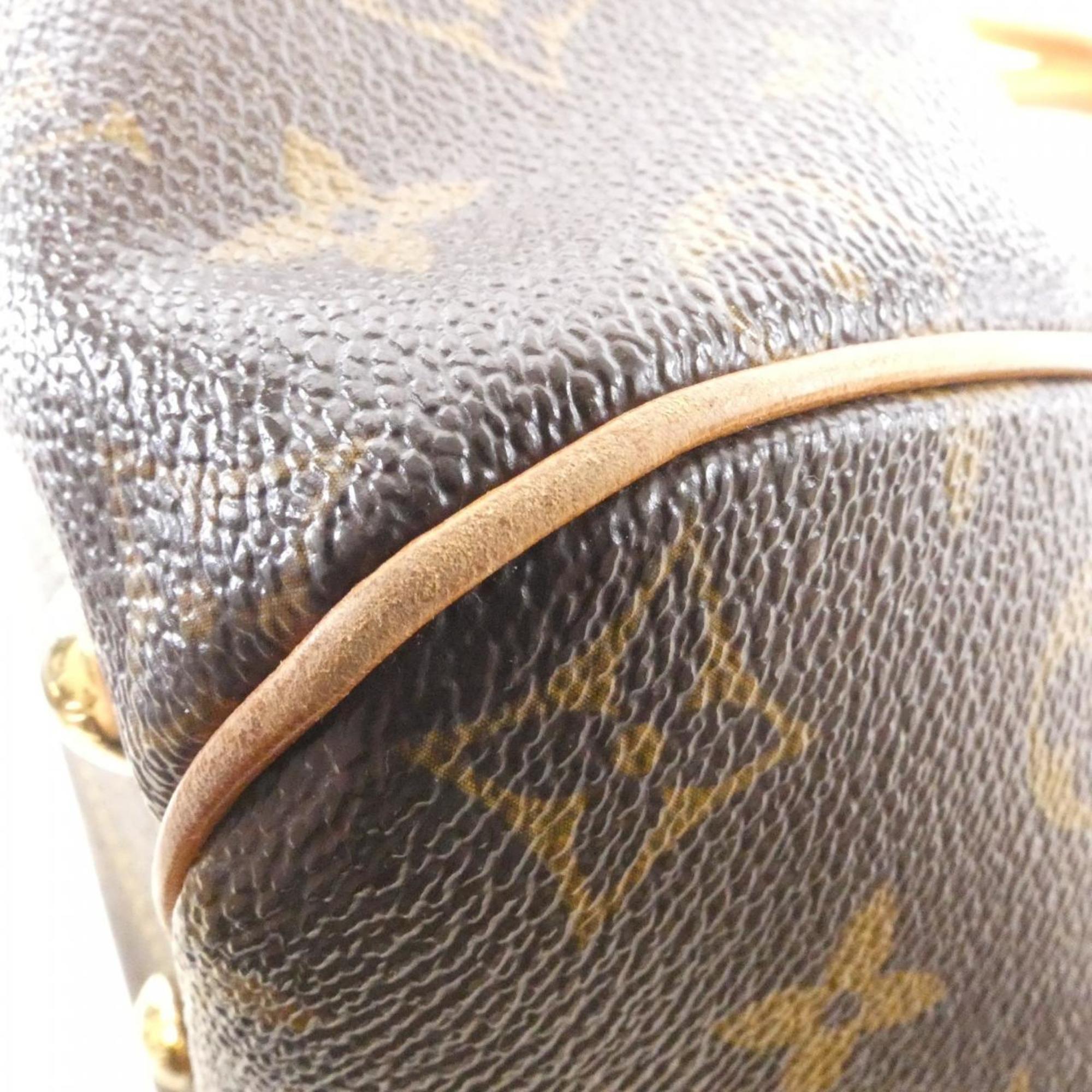 Louis Vuitton Marron Coated Canvas Shoulder Bag