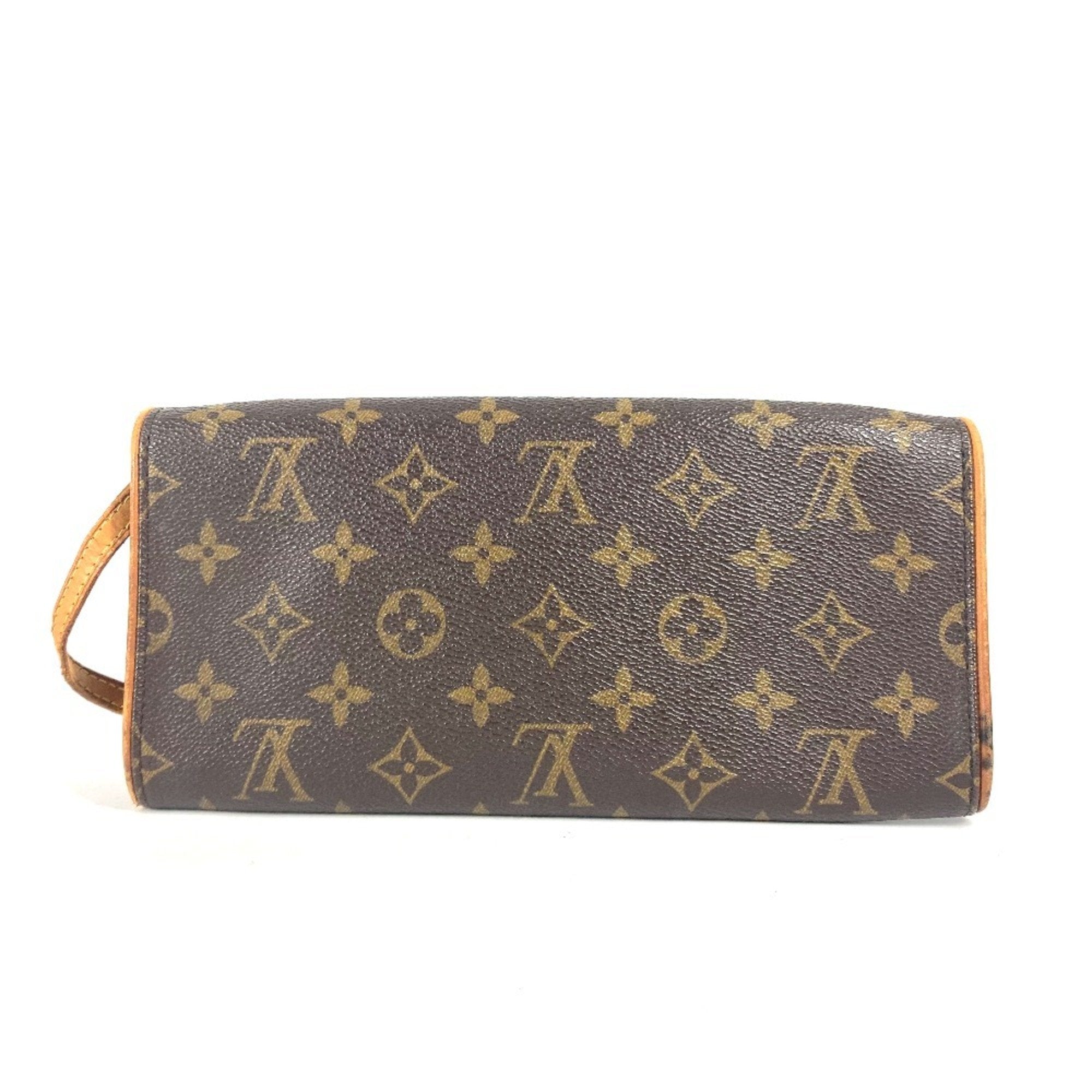 Louis Vuitton Brown Monogram Monogram Clutch Bag Pochette Shoulder Bag