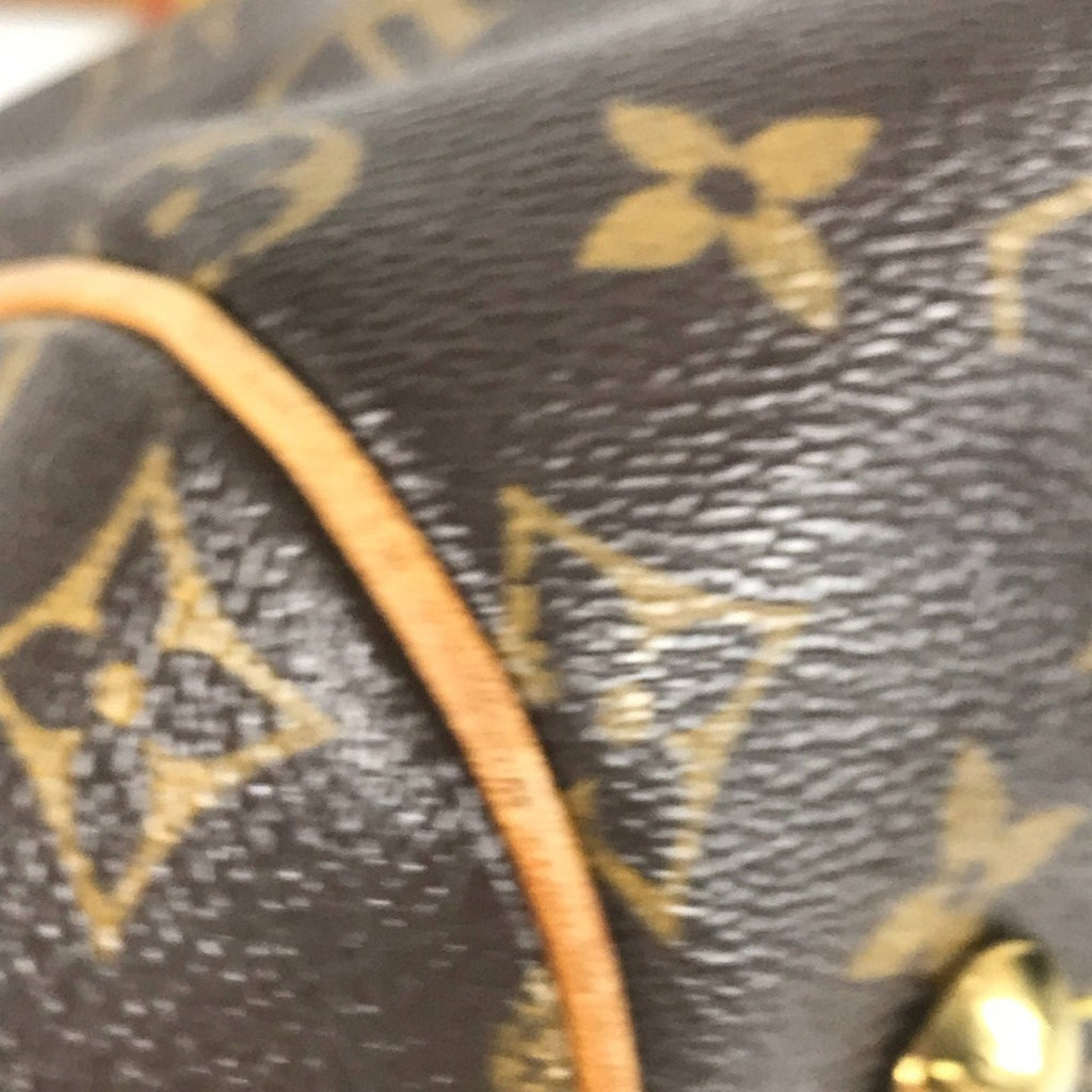 Louis Vuitton Brown Monogram Canvas Shoulder Bag Tote Bag