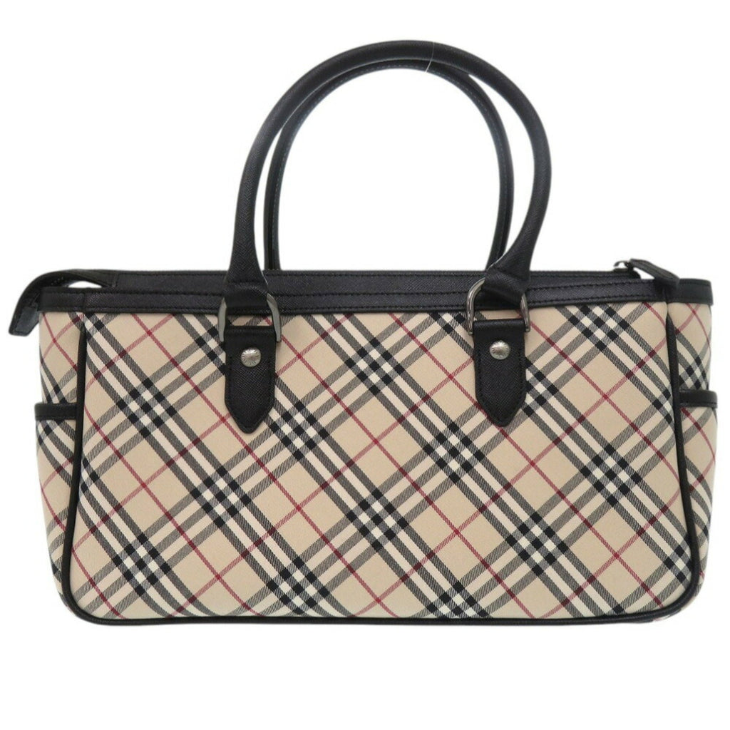 Burberry Multi-Color Leather Cotton Handbag