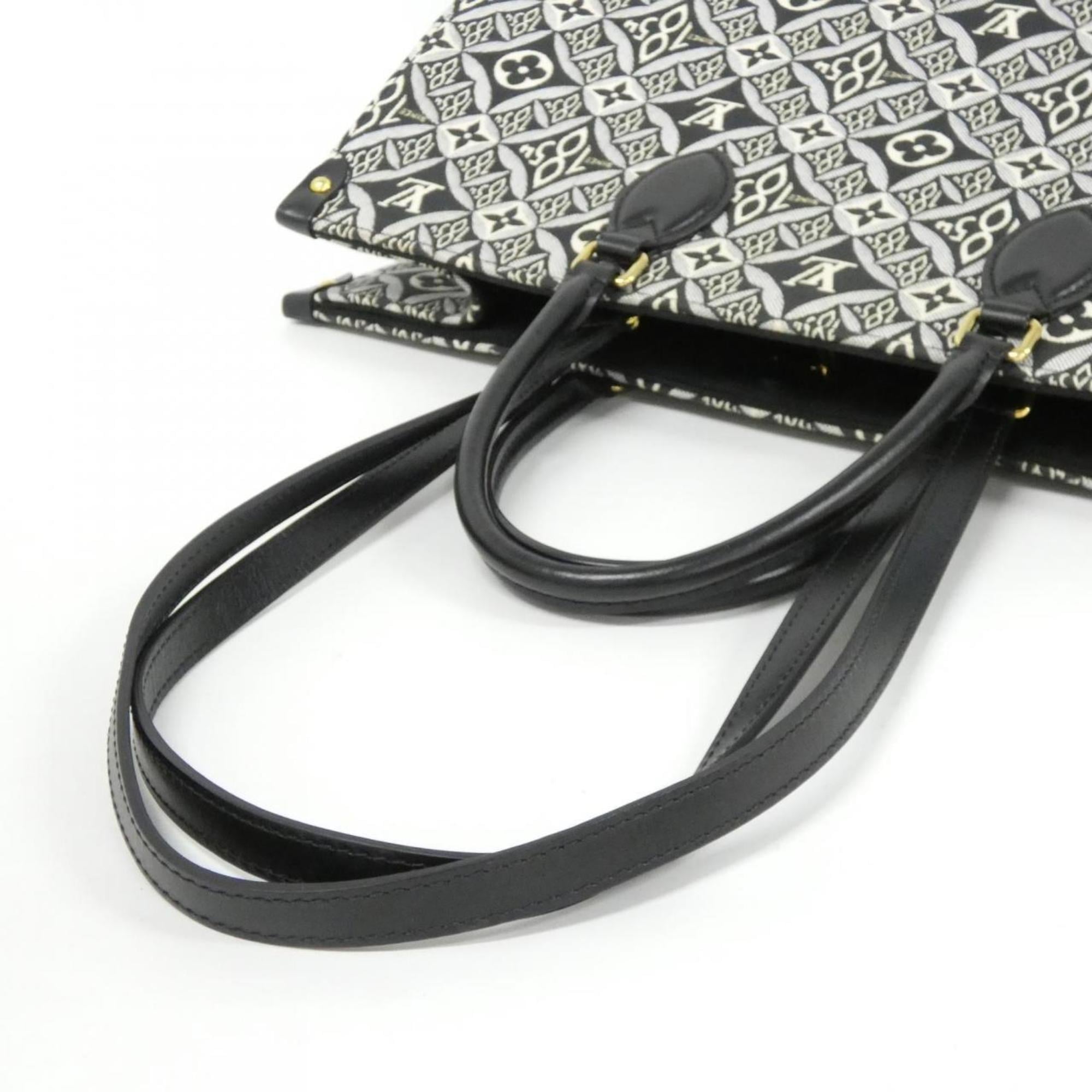 Louis Vuitton Gris Jacquard Handbag