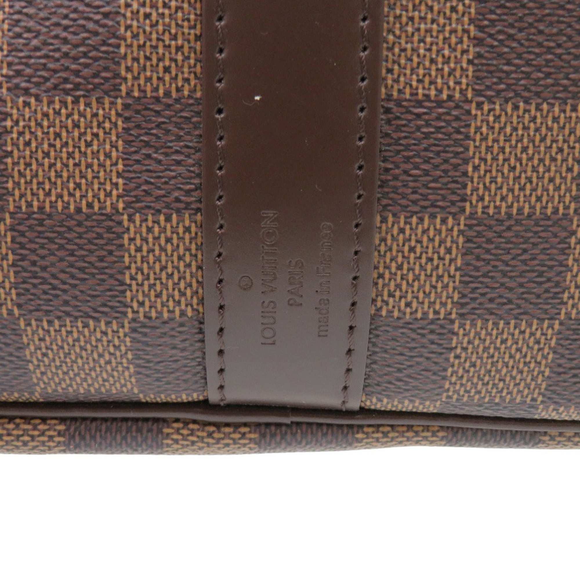 Louis Vuitton Brown Damier Canvas Boston Bag