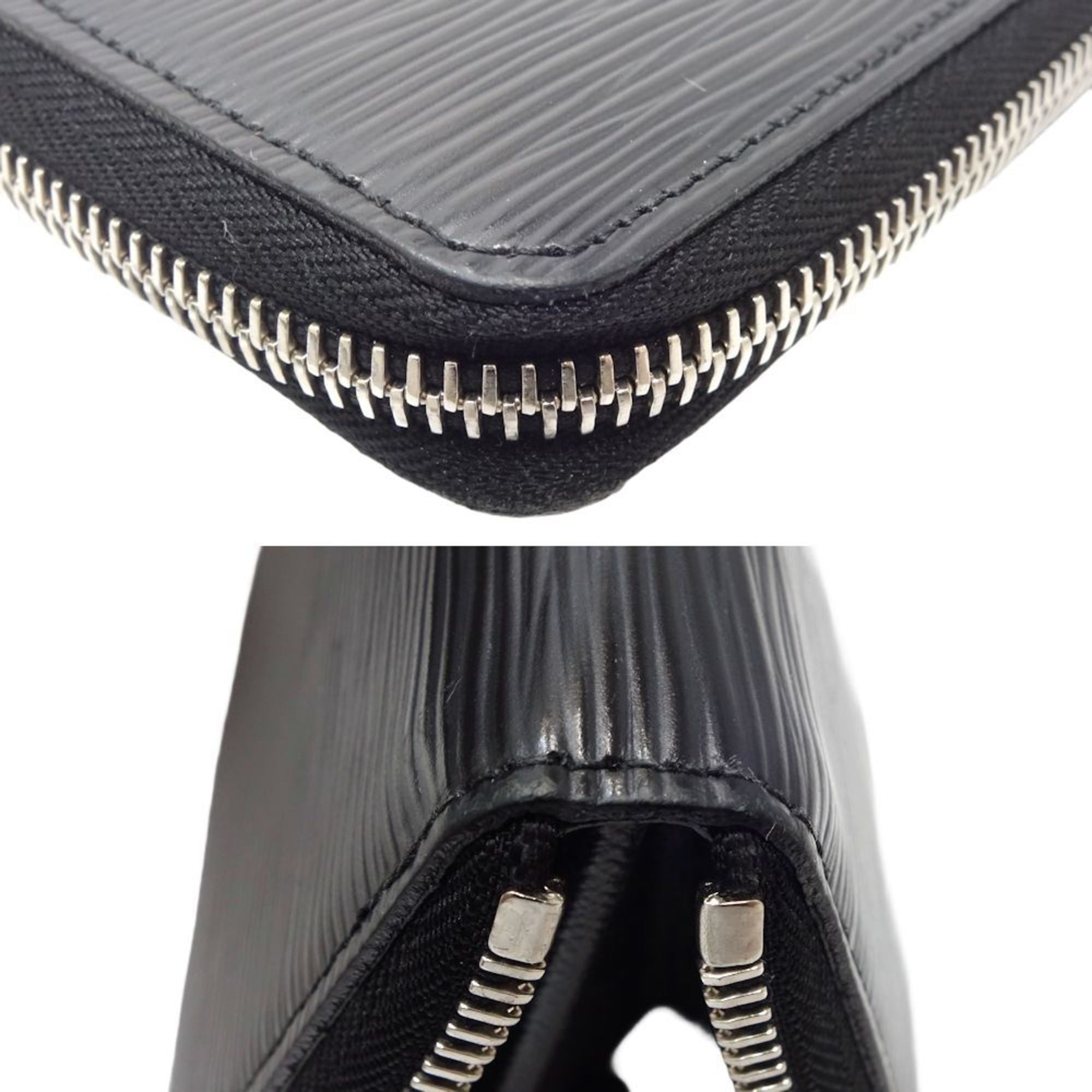 Louis Vuitton Noir Leather Coin Purse/Coin Case