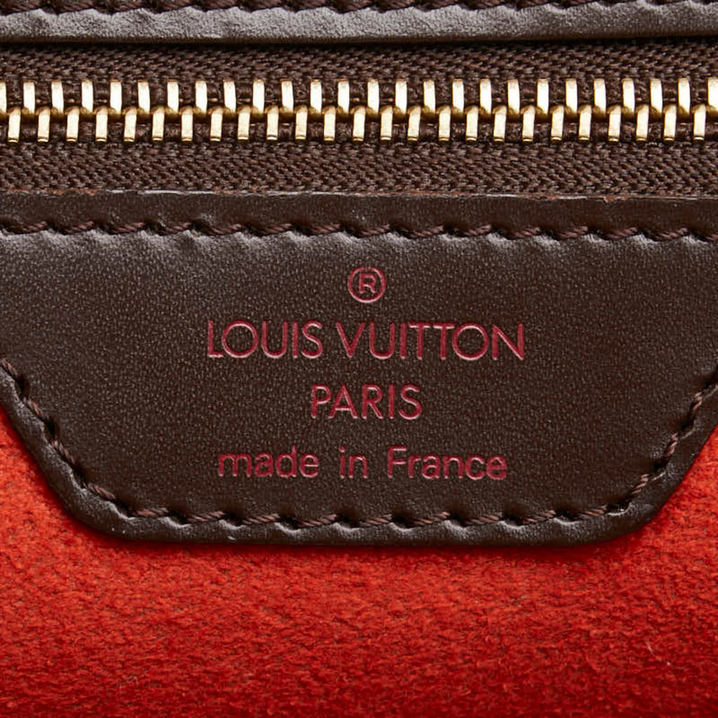 Louis Vuitton Damier Brown Pvc Leather Shoulder Bag Tote Bag