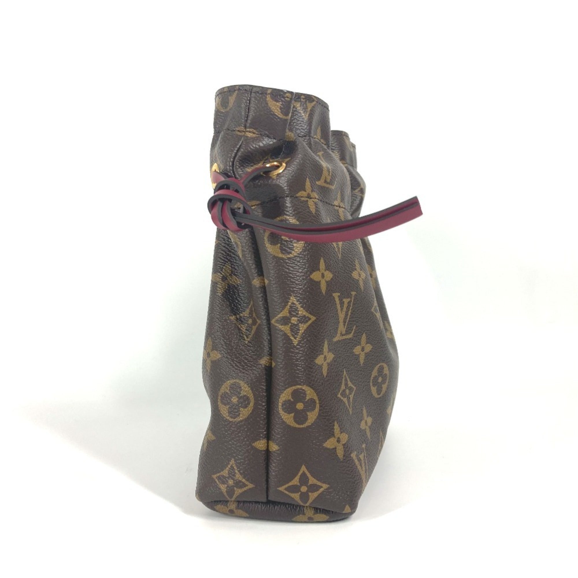 Louis Vuitton Brown Coated Canvas Pouch