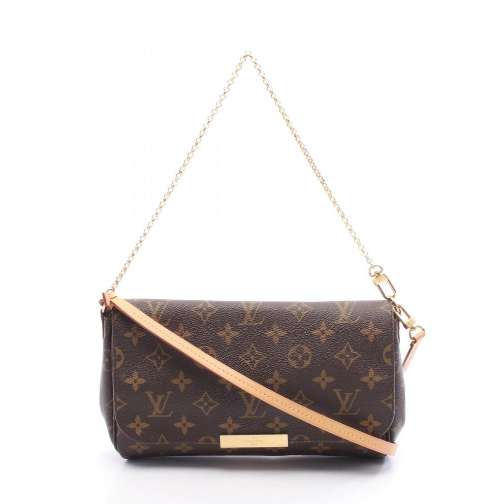 Louis Vuitton Brown Pvc Coated Canvas Leather Handbag