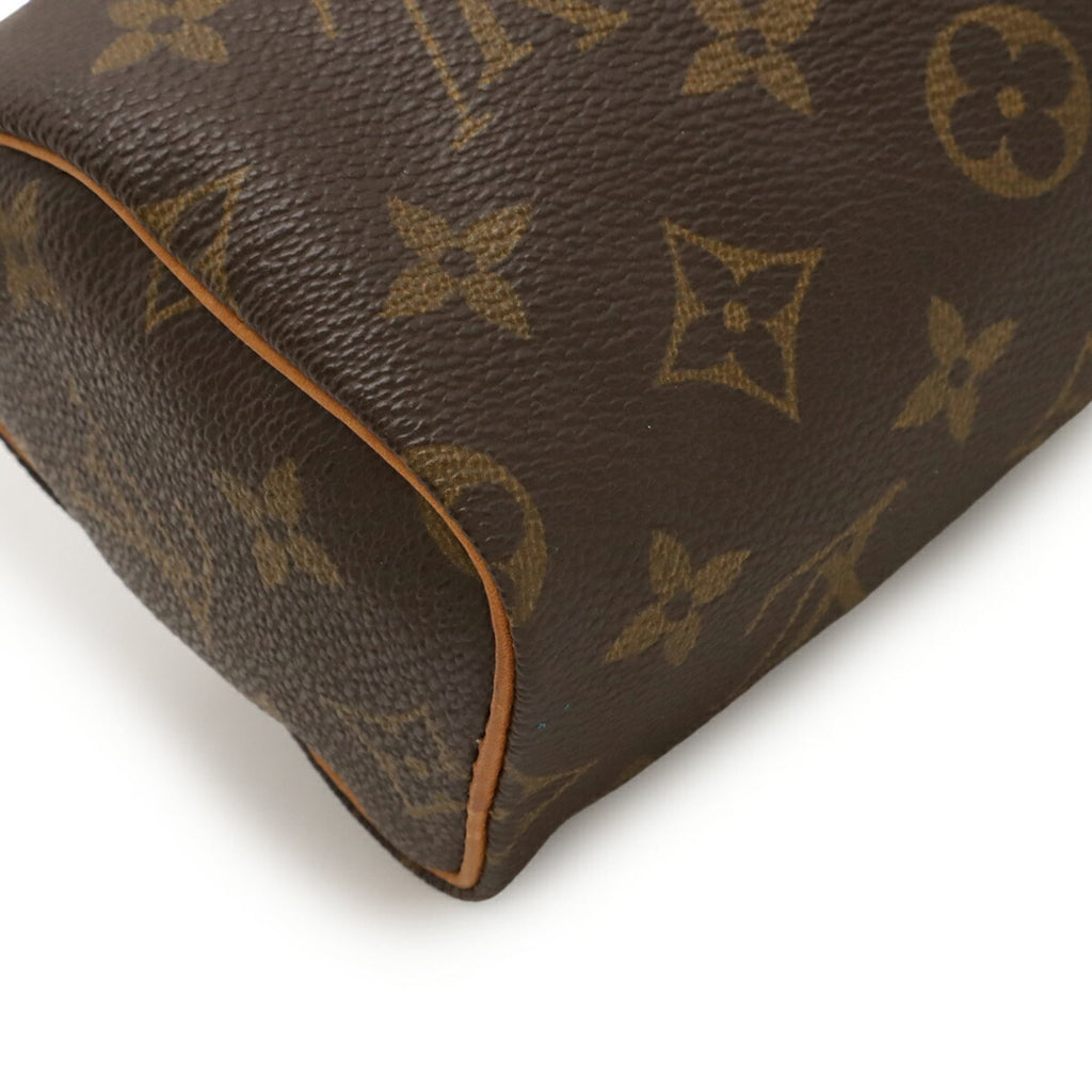 Louis Vuitton Brown Monogram Canvas Handbag Pouch Shoulder Bag