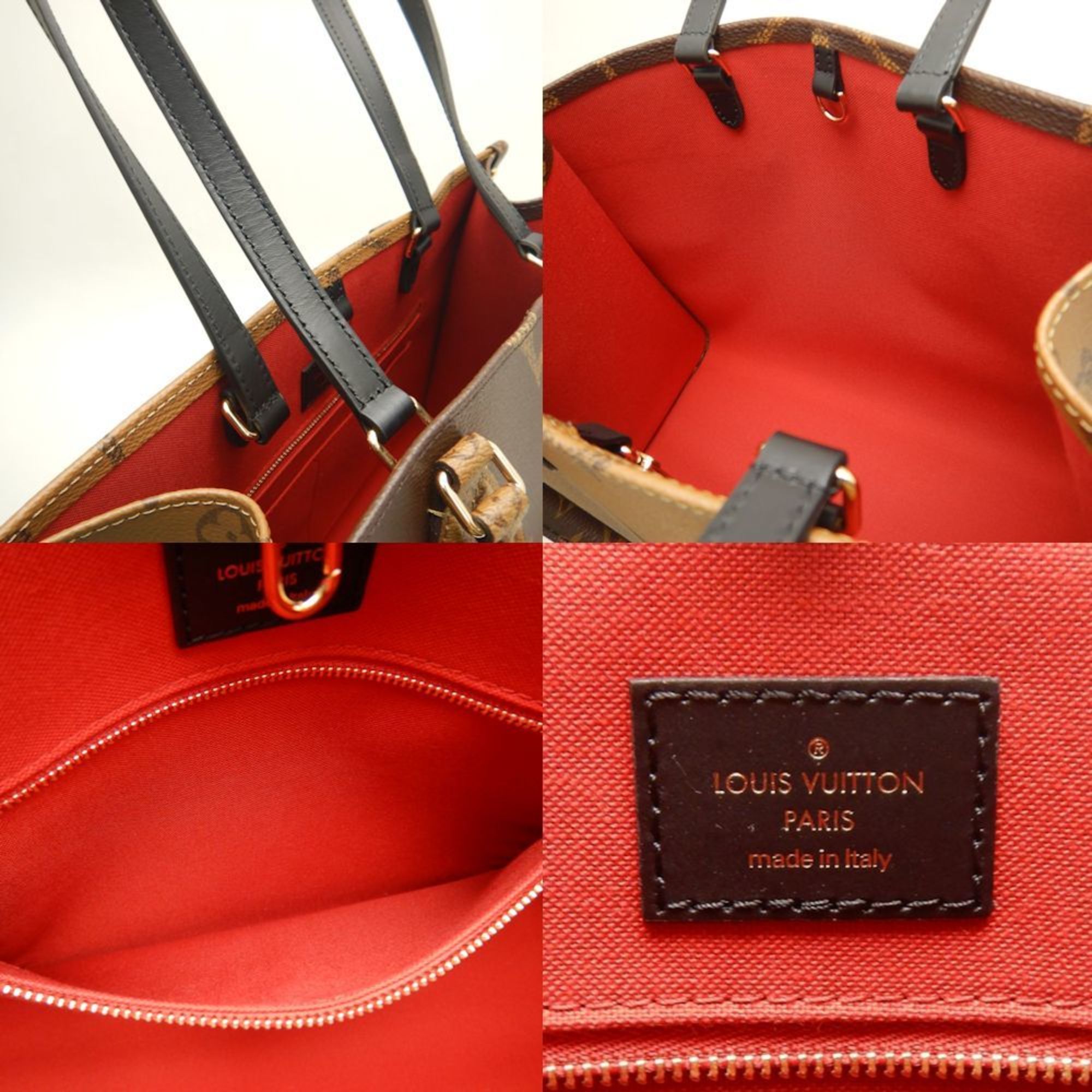 Louis Vuitton Brown Pvc Tote Bag
