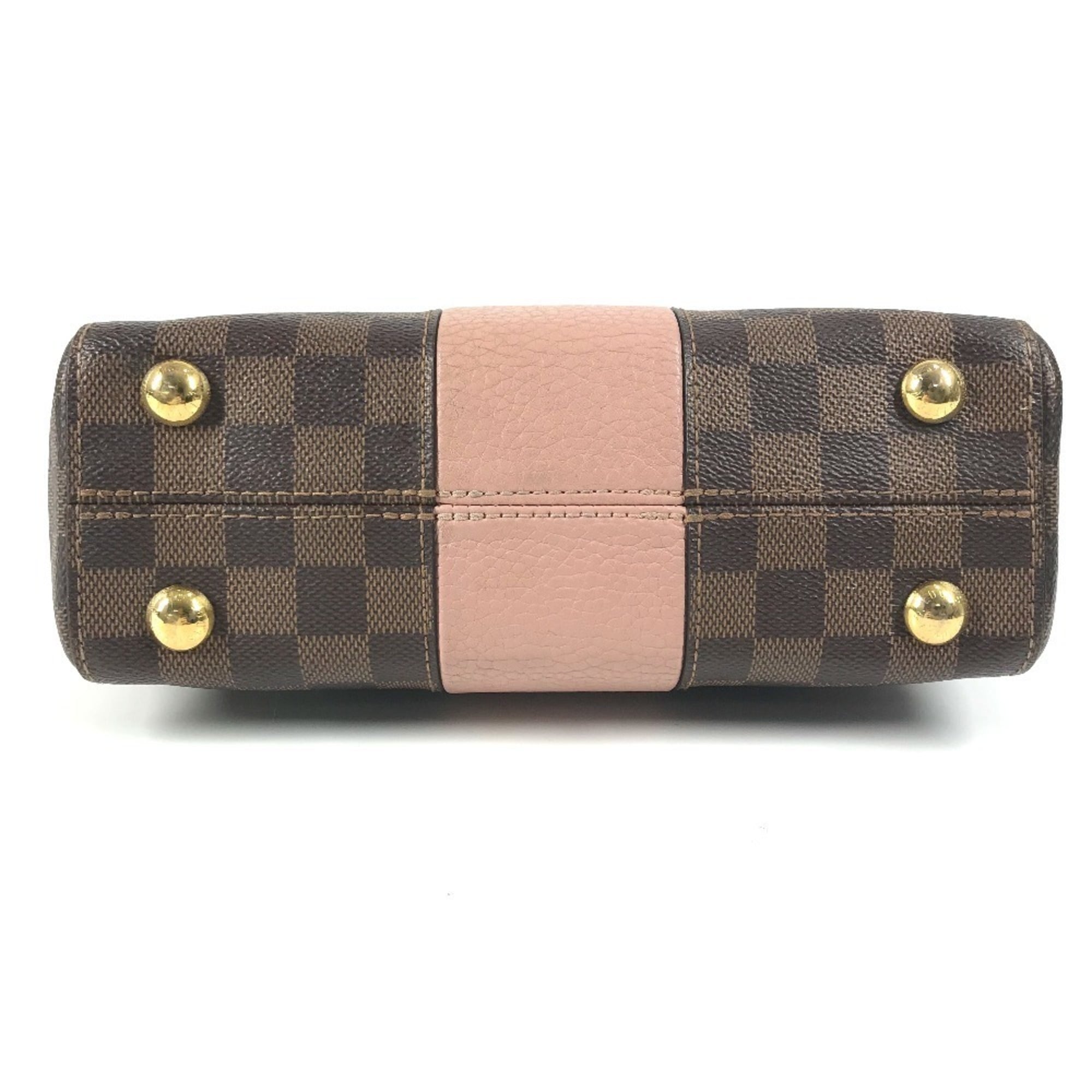 Louis Vuitton Damier Brown Pink Damier Canvas Handbag Shoulder Bag