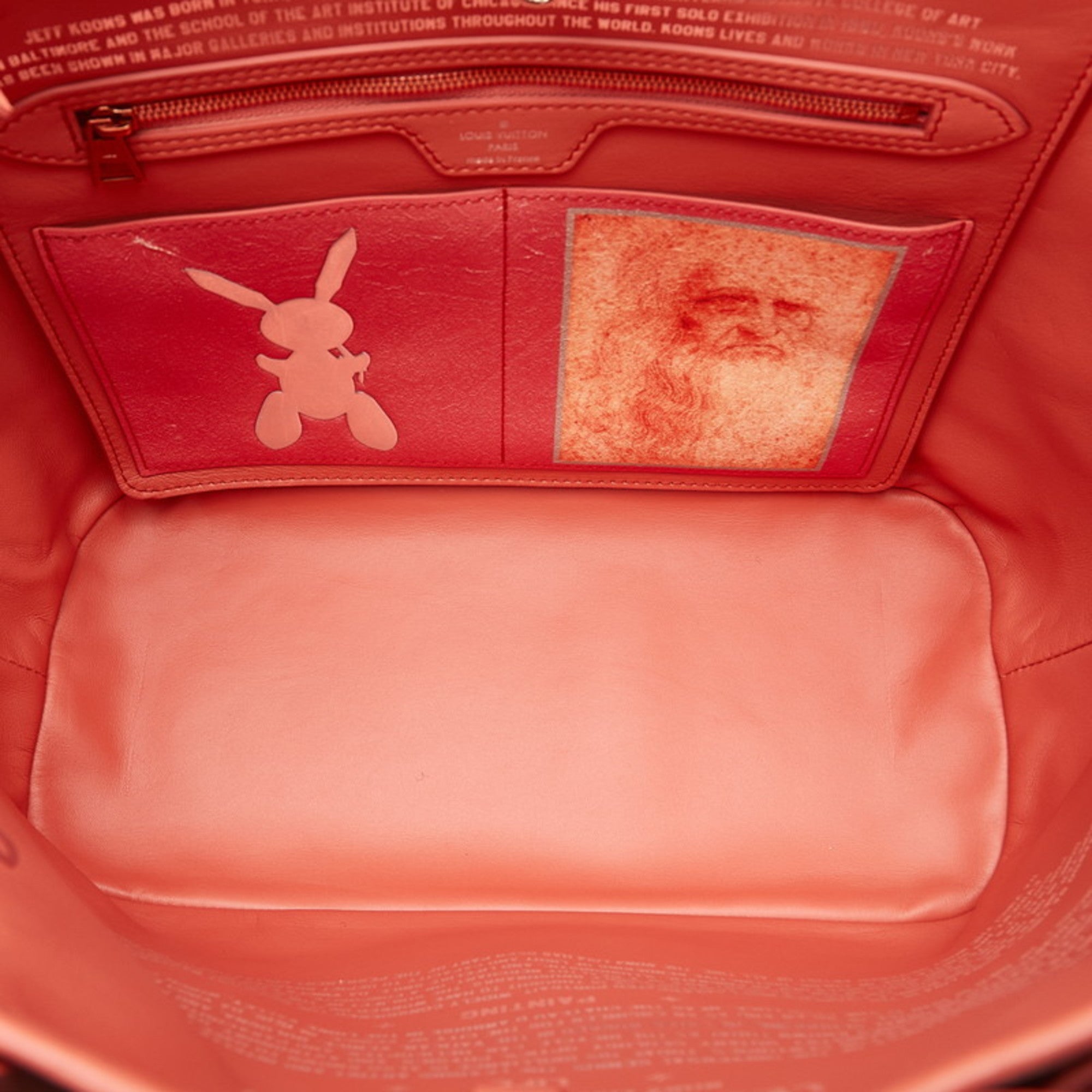 Louis Vuitton Masters Collection Multi-Color Pink Poppy Petal Pvc Leather Tote Bag