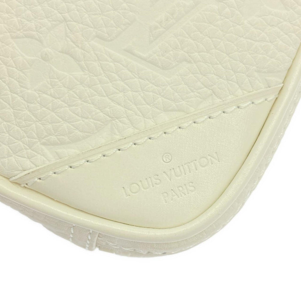 Louis Vuitton White Leather Shoulder Bag