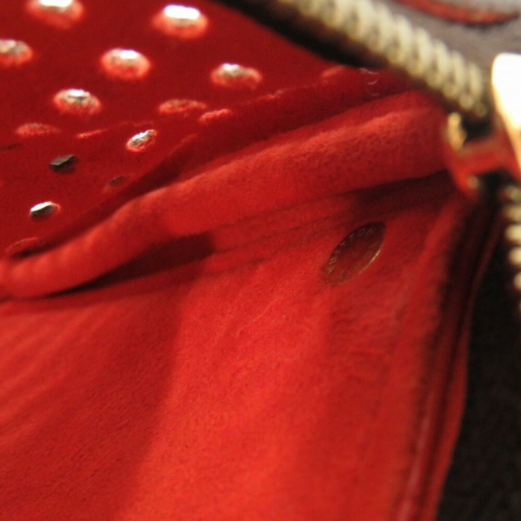 Louis Vuitton Lv Orange Monogram Monogram Perforated Pochette Pouch