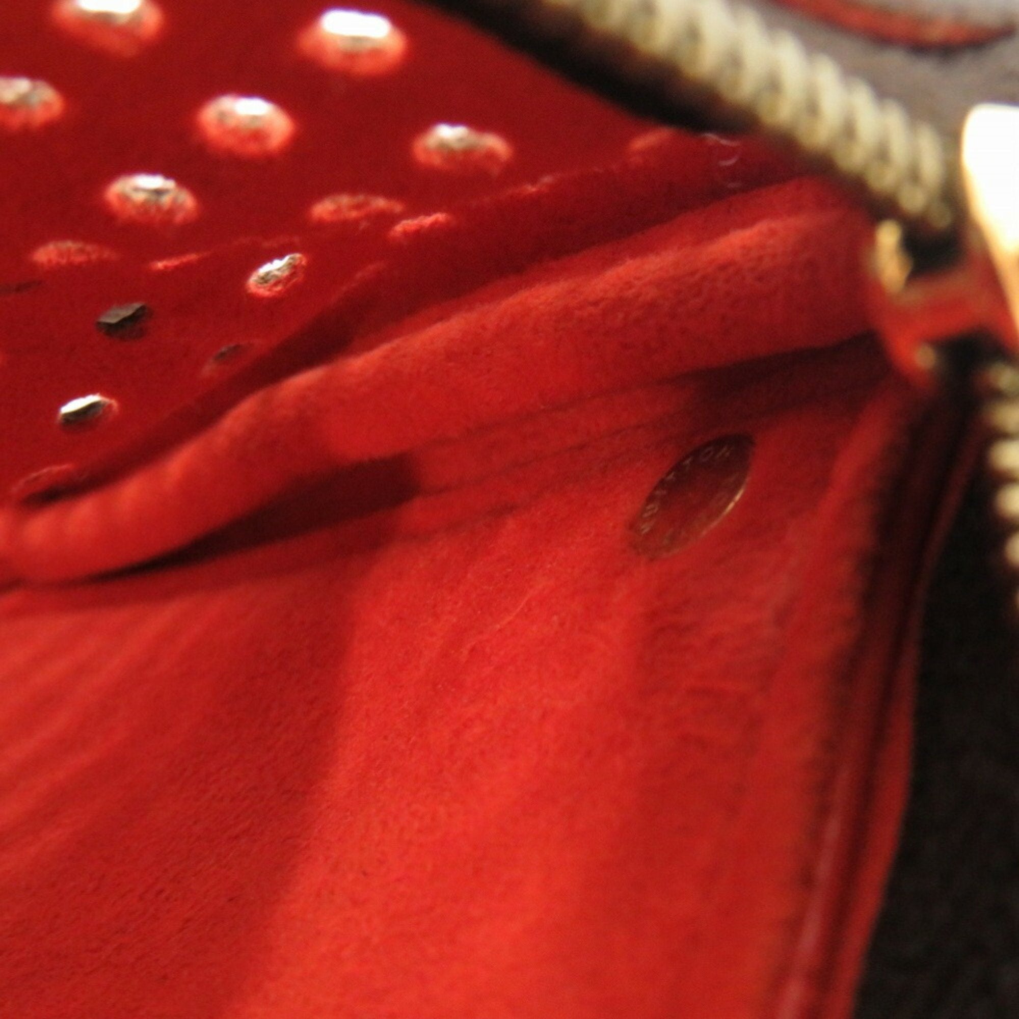Louis Vuitton Lv Orange Monogram Monogram Perforated Pochette Pouch