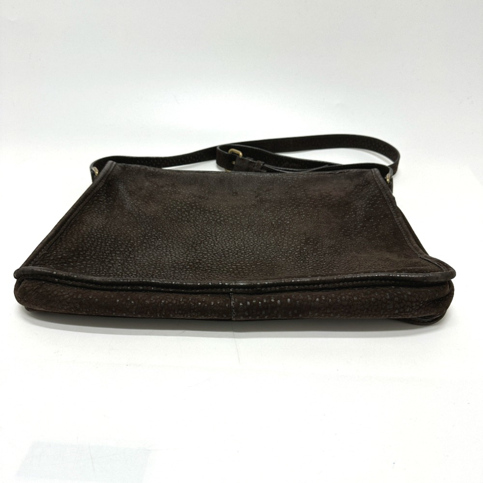Prada Brown Leather Shoulder Bag