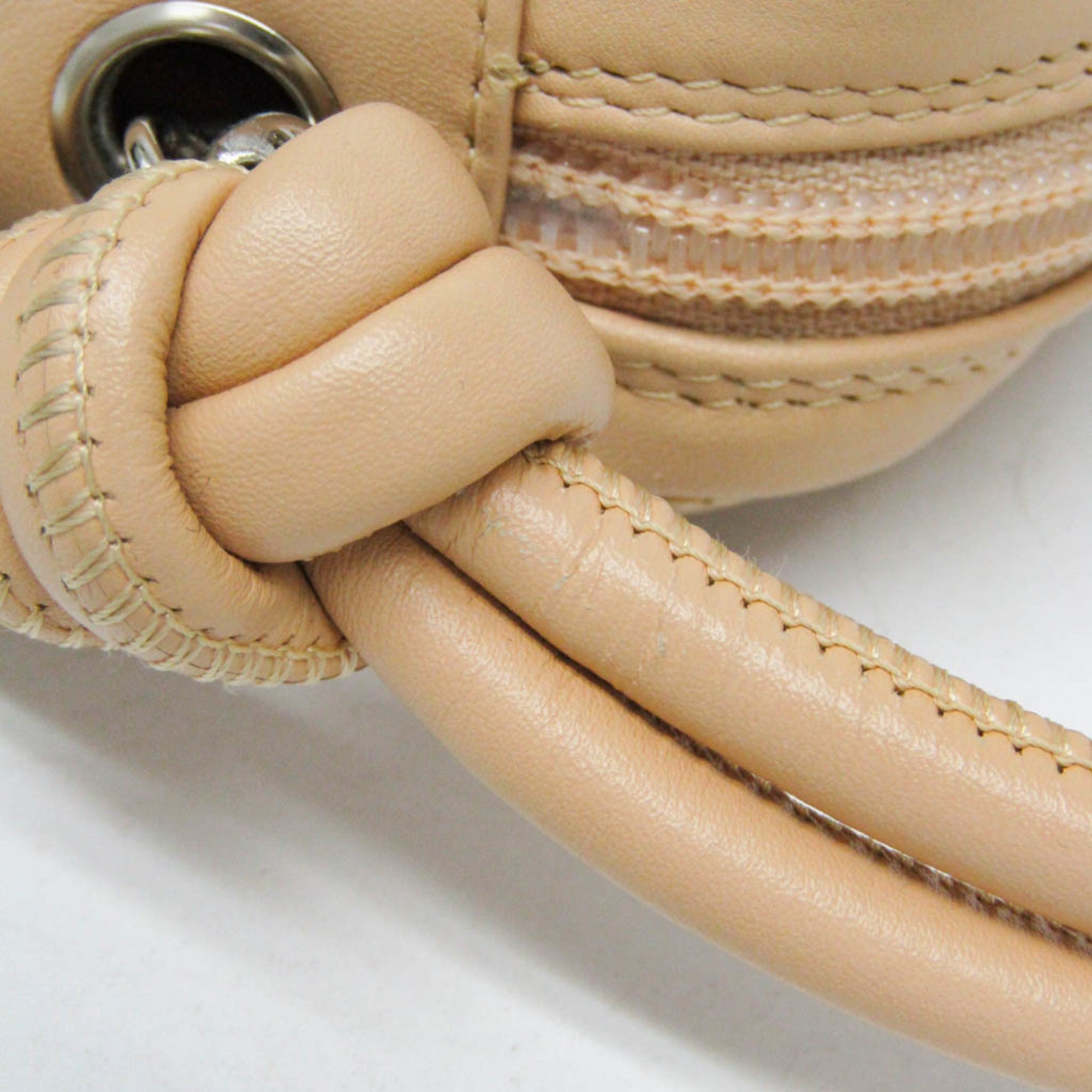 Chanel Ligne Cambon Light Beige Leather Handbag