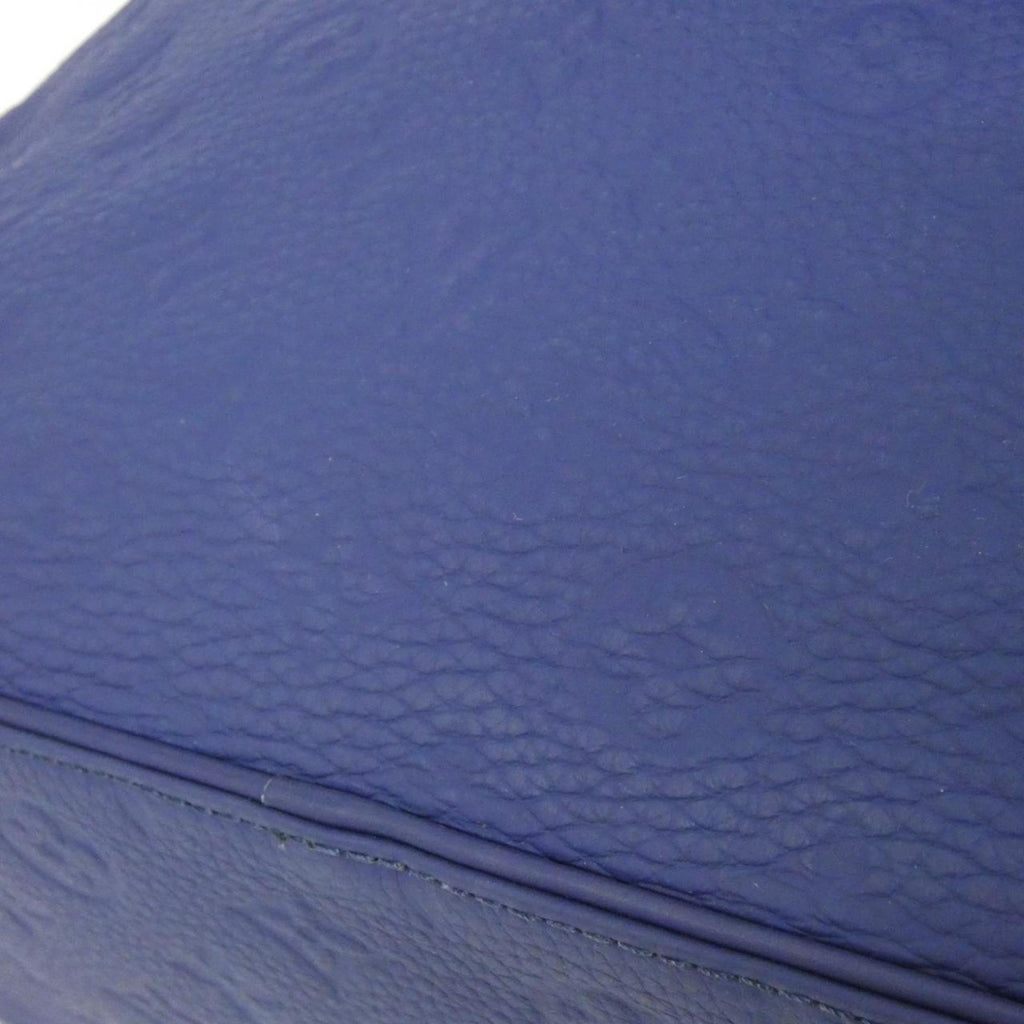 Louis Vuitton Black Blue Leather Backpack