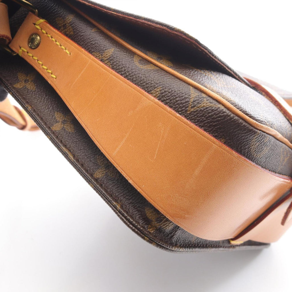 Louis Vuitton Brown Coated Canvas Pvc Leather Monogram Shoulder Bag