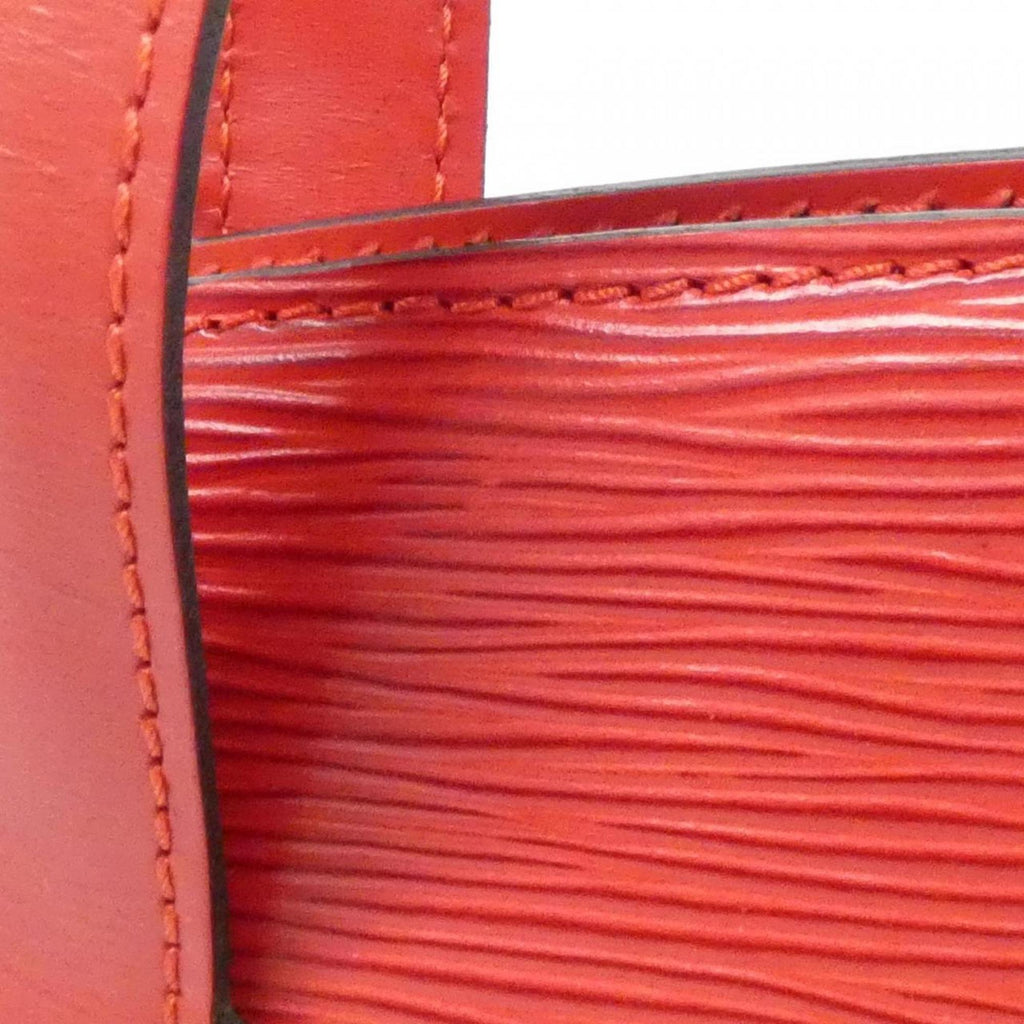 Louis Vuitton Red Color Leather Handbag