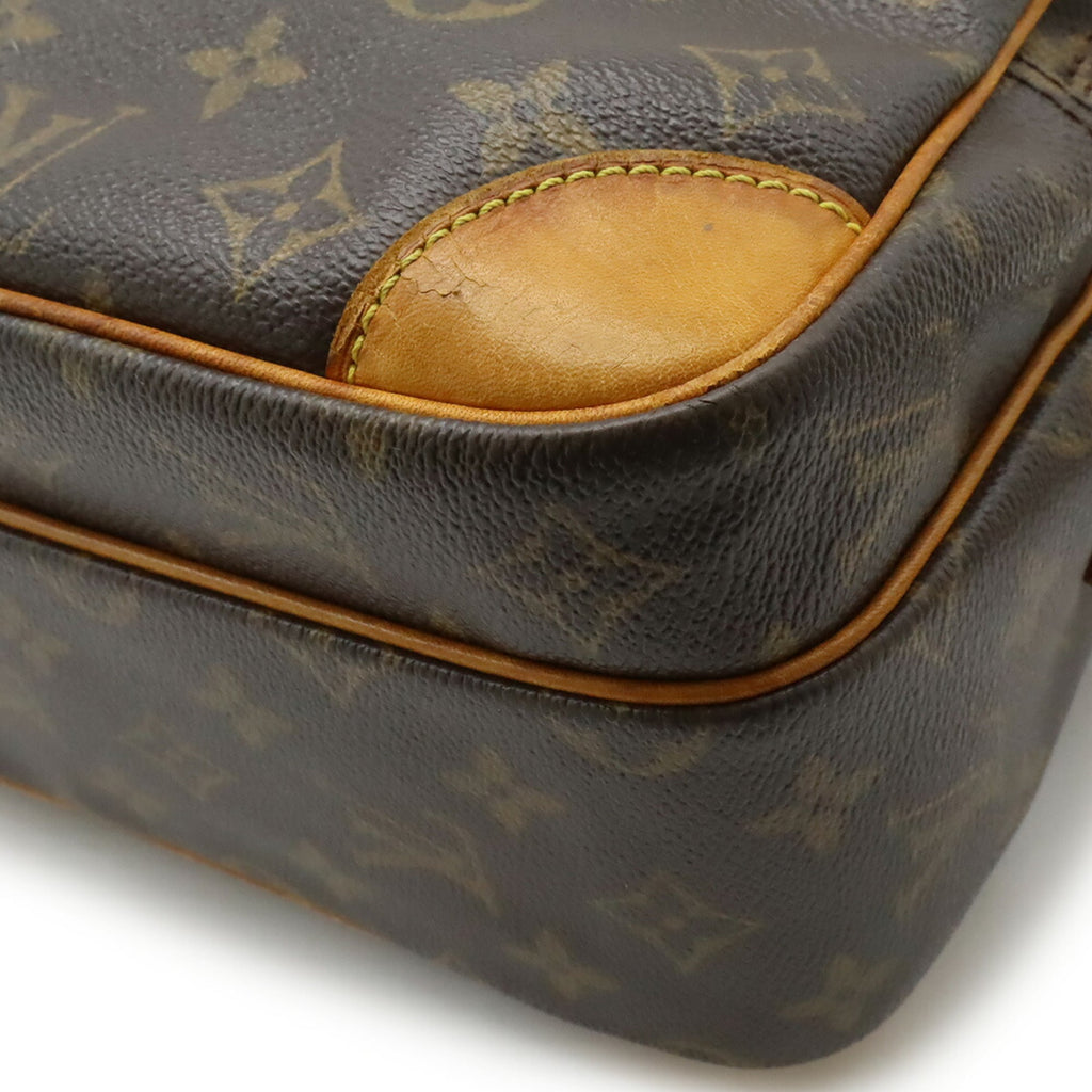 Louis Vuitton Brown Canvas Handbag Shoulder Bag