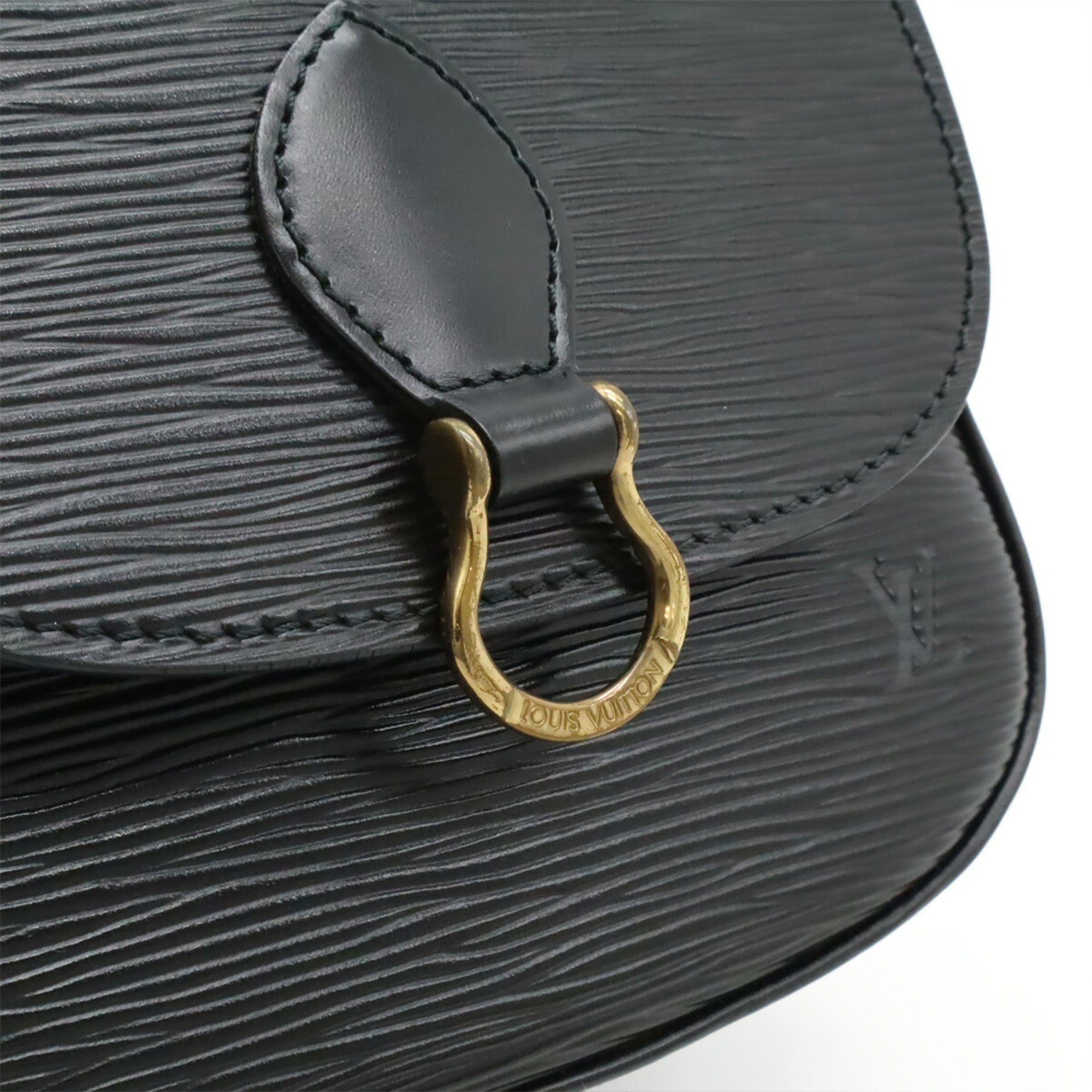 Louis Vuitton Epi Black Noir Epi Leather Pochette Shoulder Bag