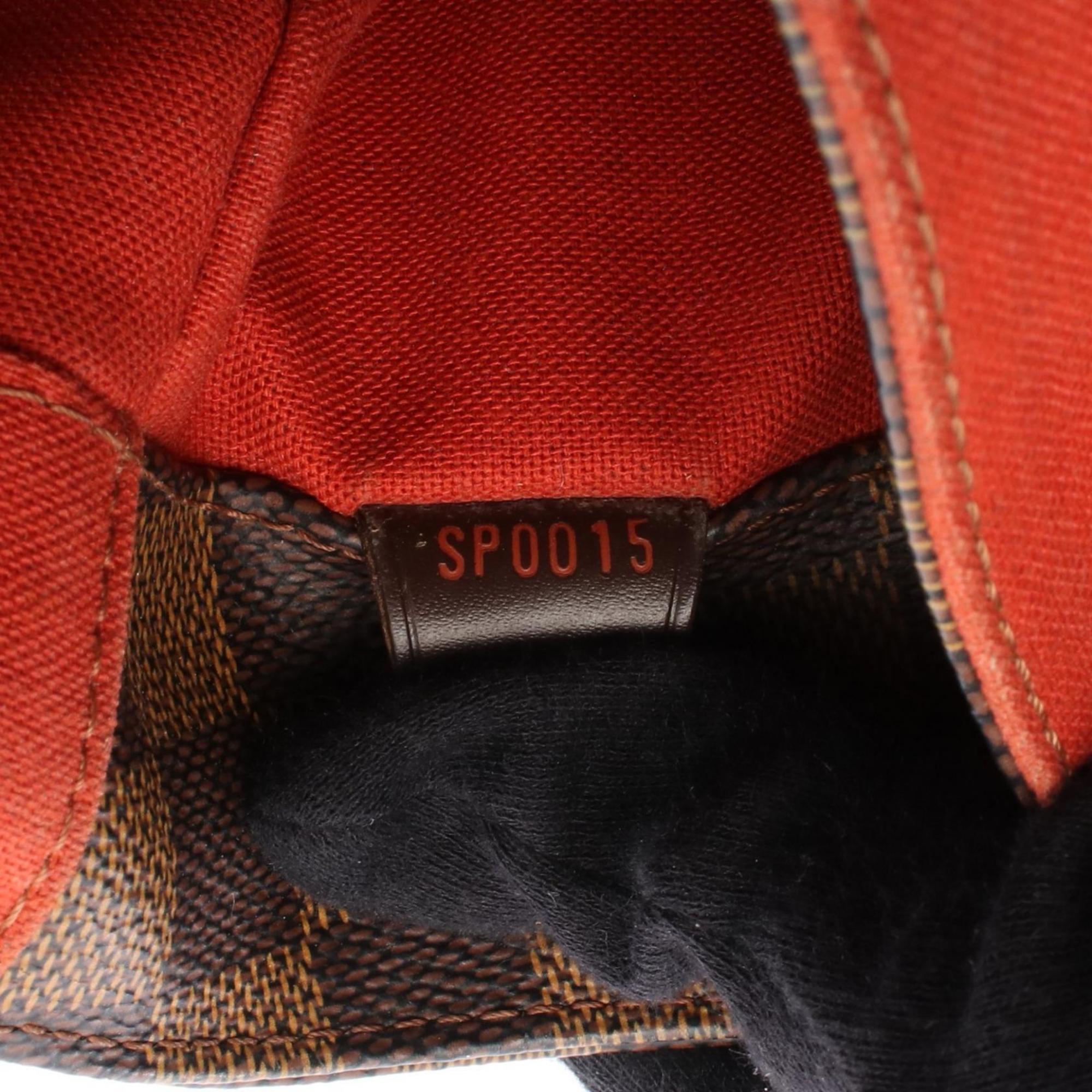 Louis Vuitton Brown Ebene Coated Canvas Leather Shoulder Bag