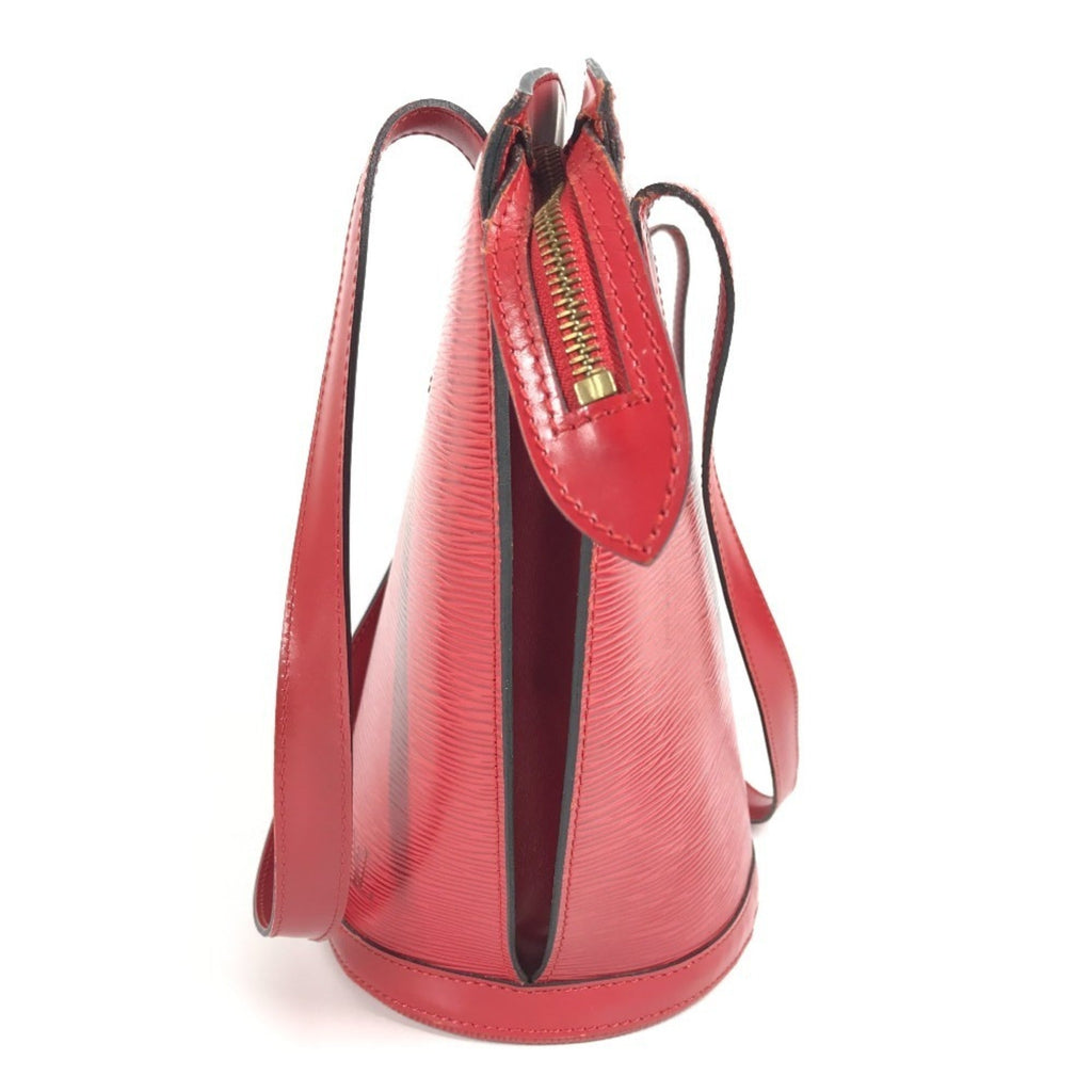Louis Vuitton Castilian Red Red Color Epi Leather Shoulder Bag