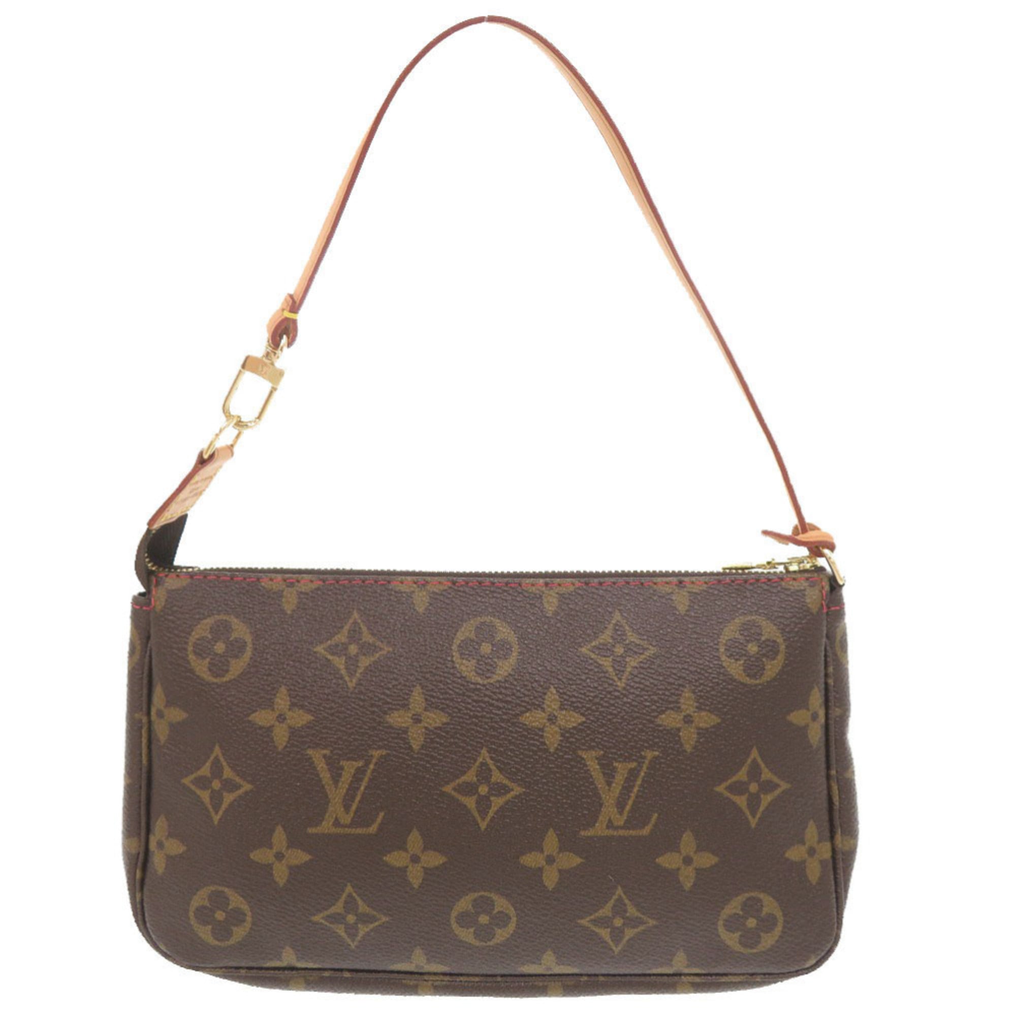 Louis Vuitton Brown Monogram Cherry Monogram Canvas Pochette Pouch