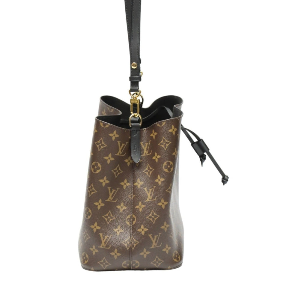 Louis Vuitton Brown Noir Monogram Canvas Shoulder Bag