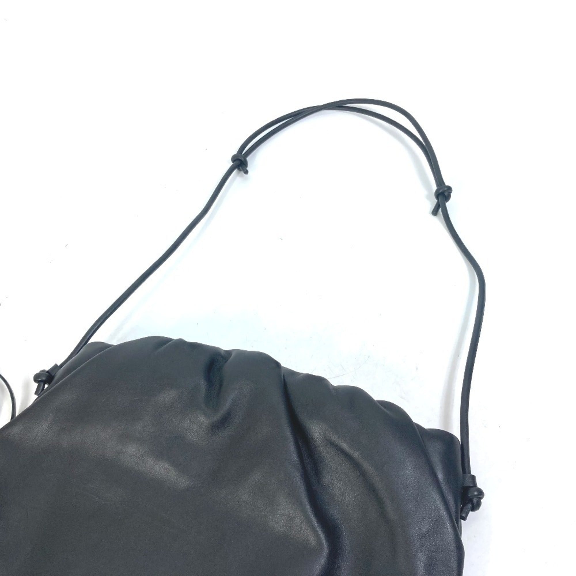 Bottega Veneta Black Leather Shoulder Bag
