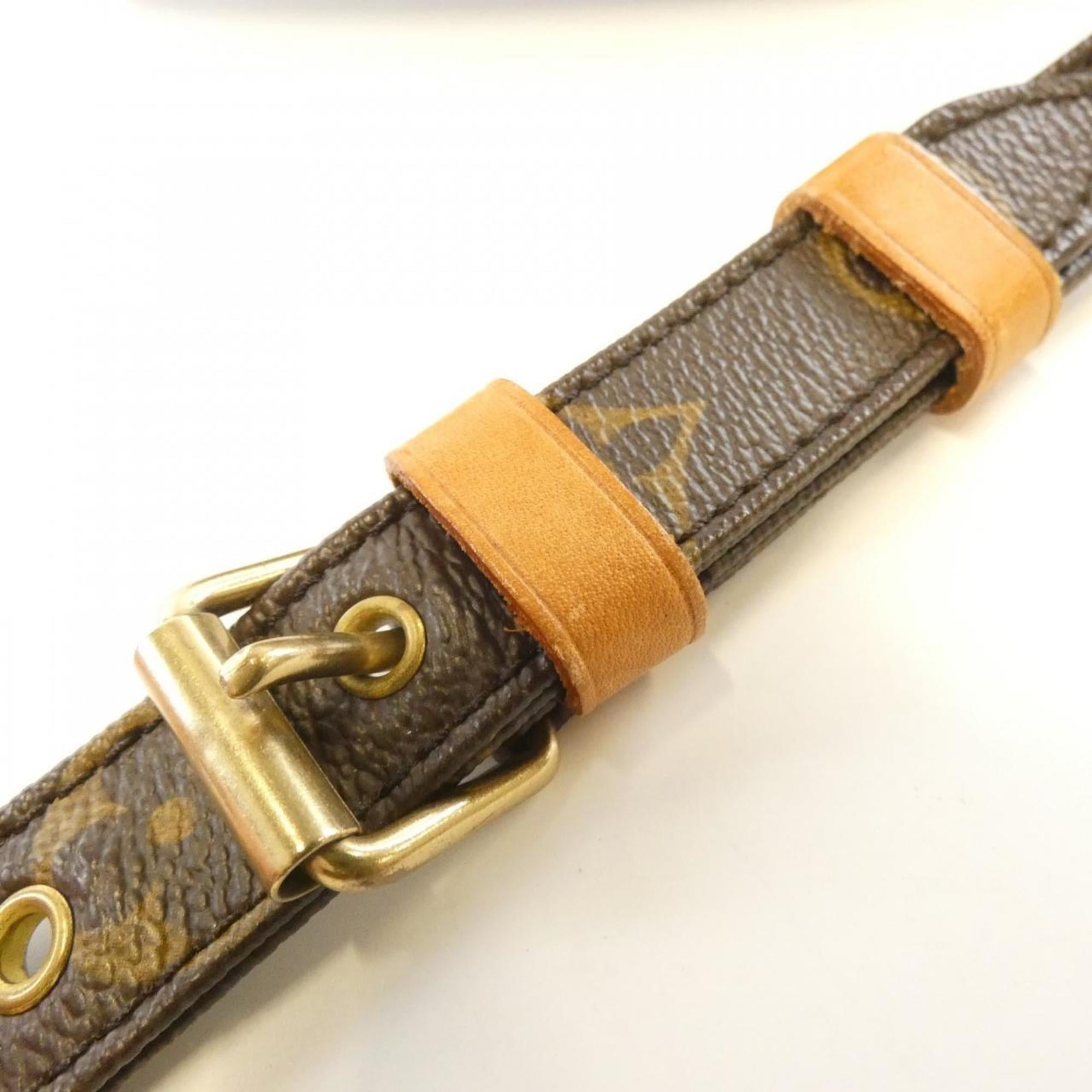Louis Vuitton Marron Coated Canvas Shoulder Bag