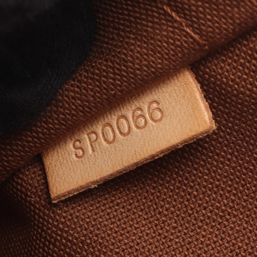 Louis Vuitton Brown Coated Canvas Leather Fanny Pack