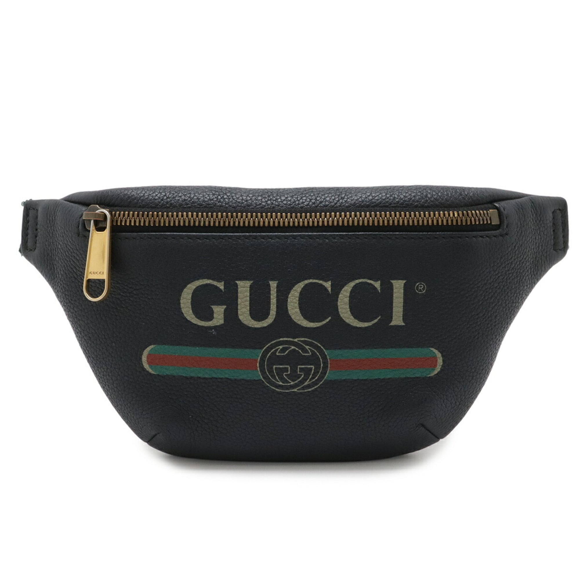 Gucci Black Leather Sling Bag (Pre-Owned)
