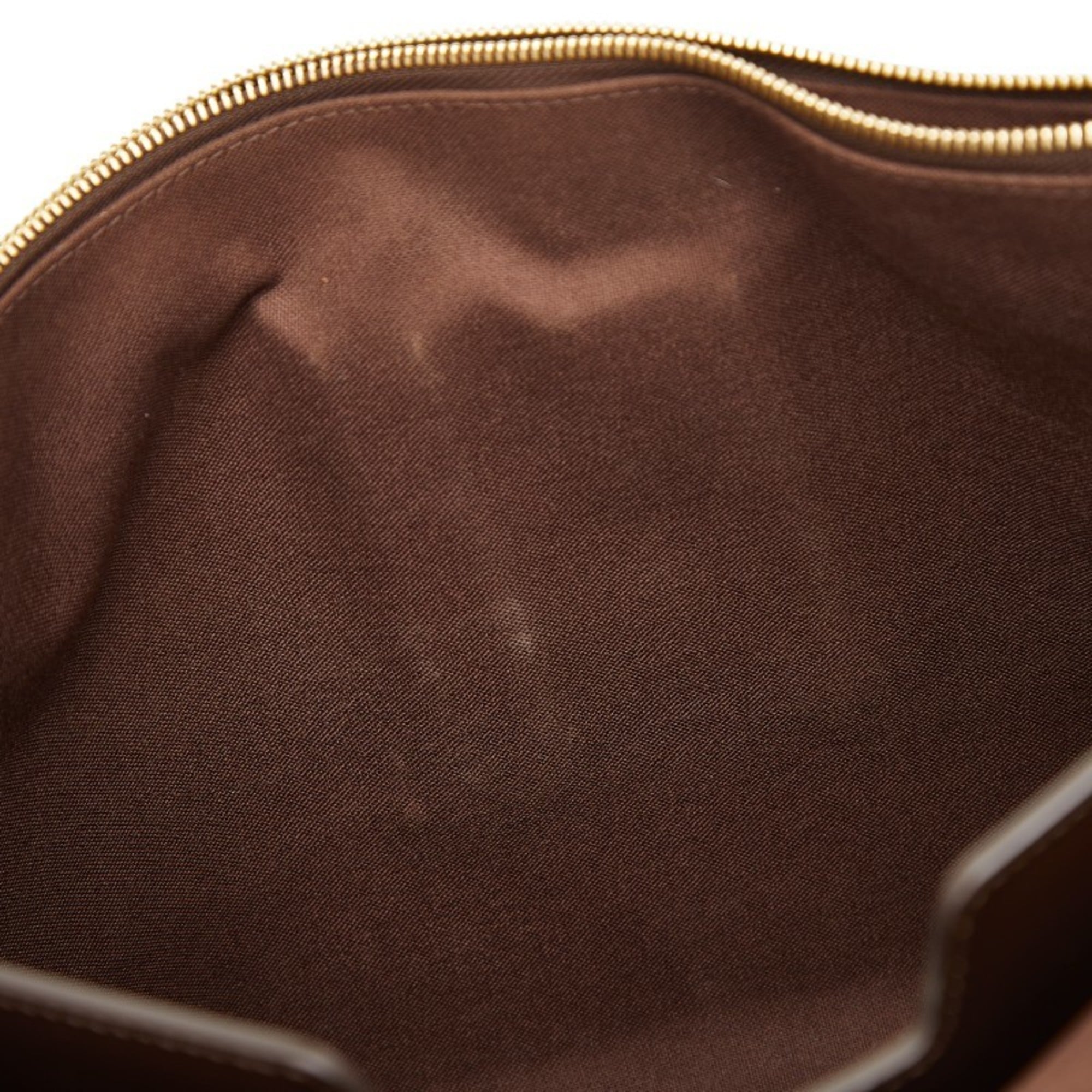 Louis Vuitton Brown Pvc Leather Shoulder Bag